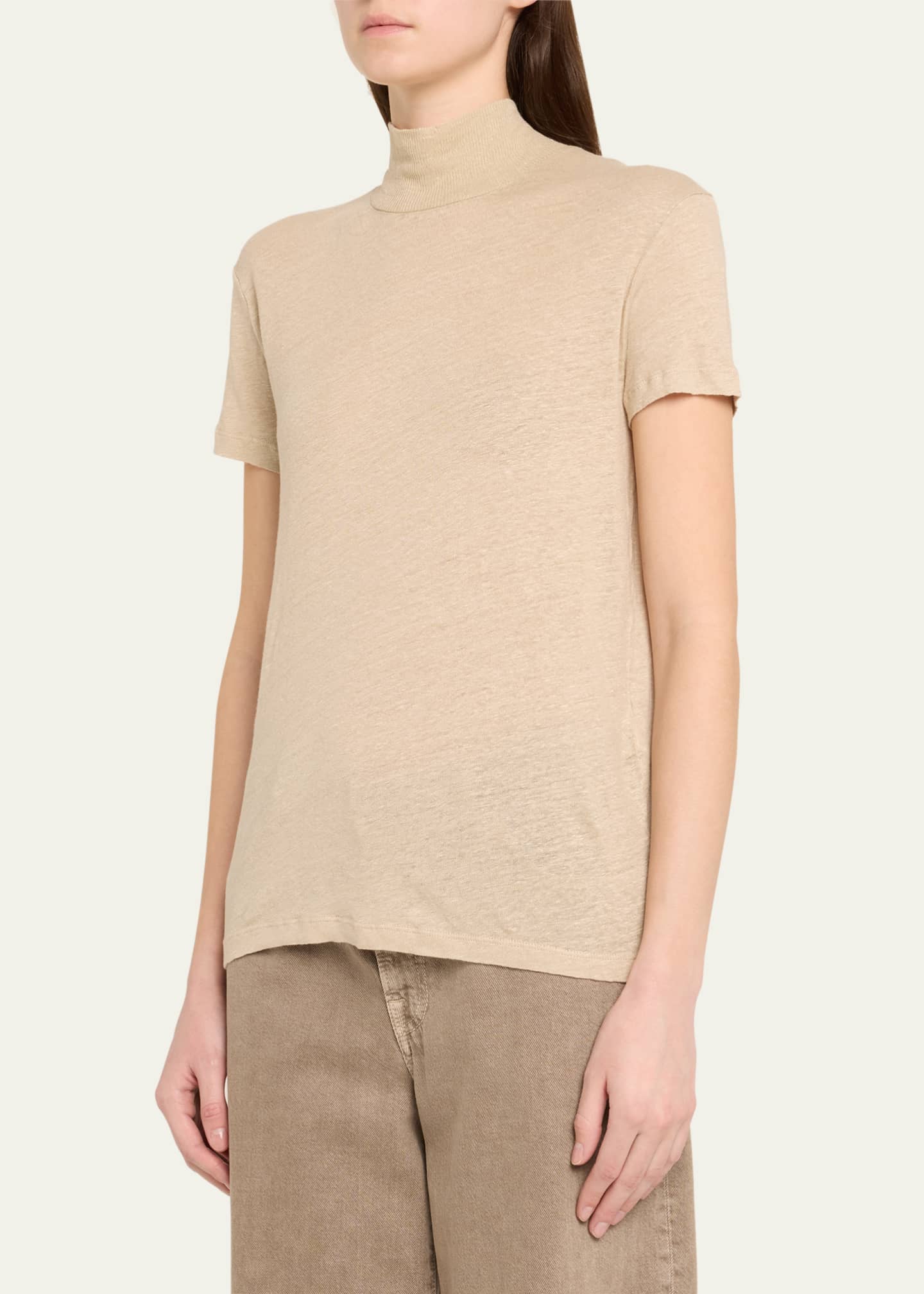 Iro Wake Mock-Neck Top Image 4 of 5