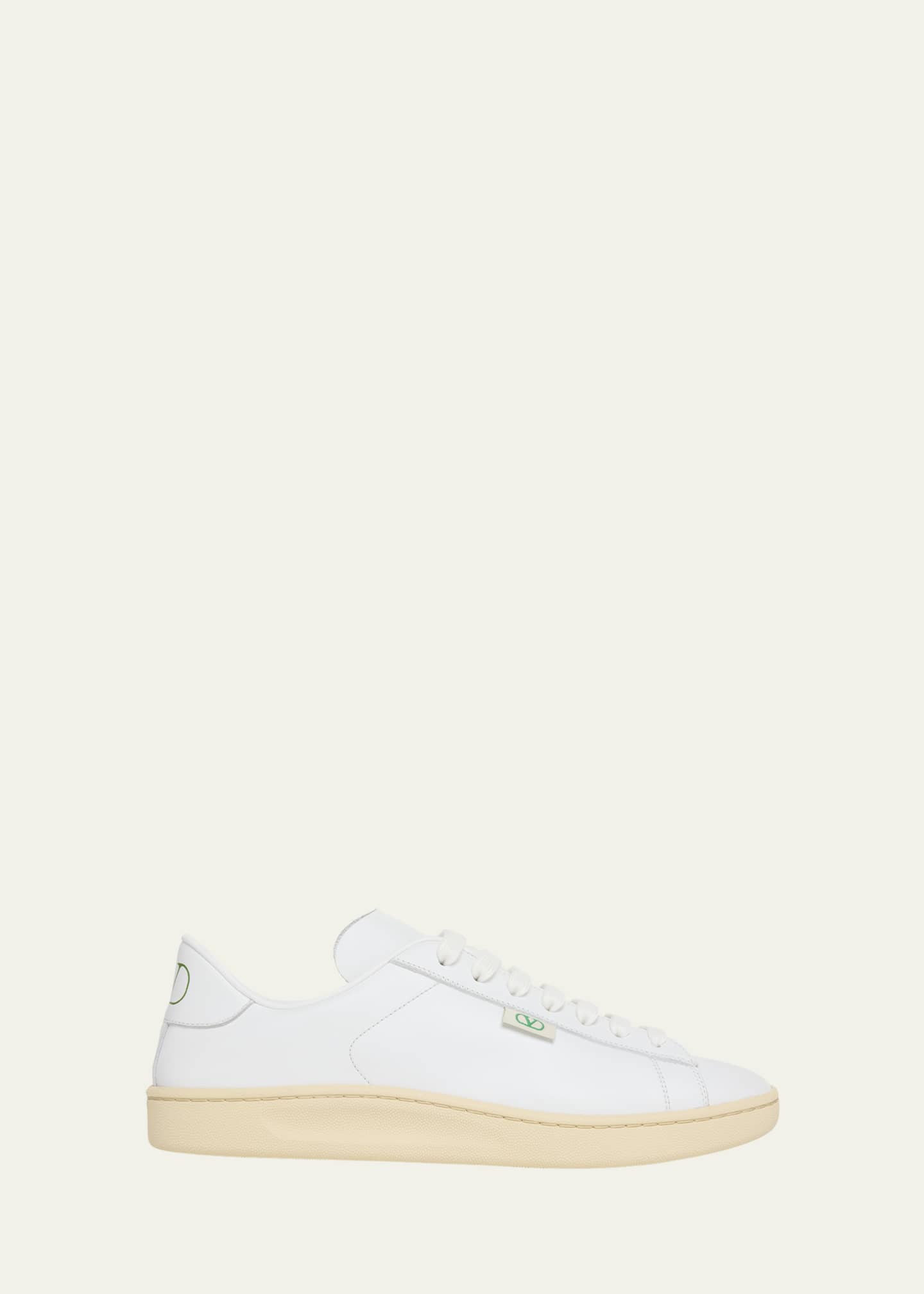 Valentino Garavani Men's Royco V Logo Calfskin Low-Top Sneakers Image 1 of 6
