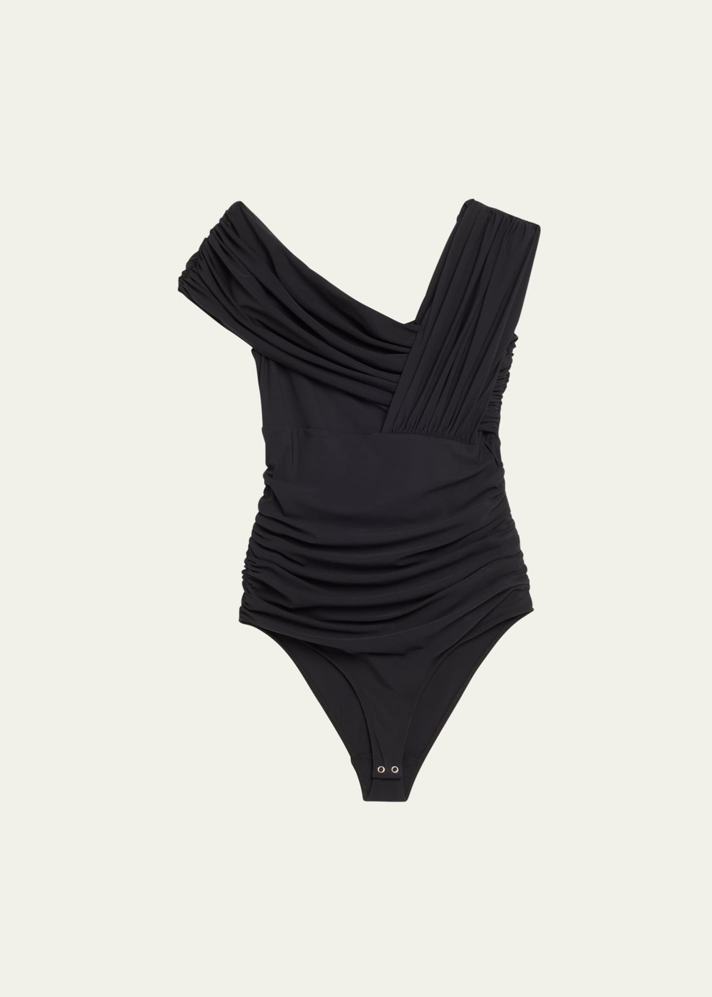 AGOLDE Etienne Draped Bodysuit Image 1 of 5