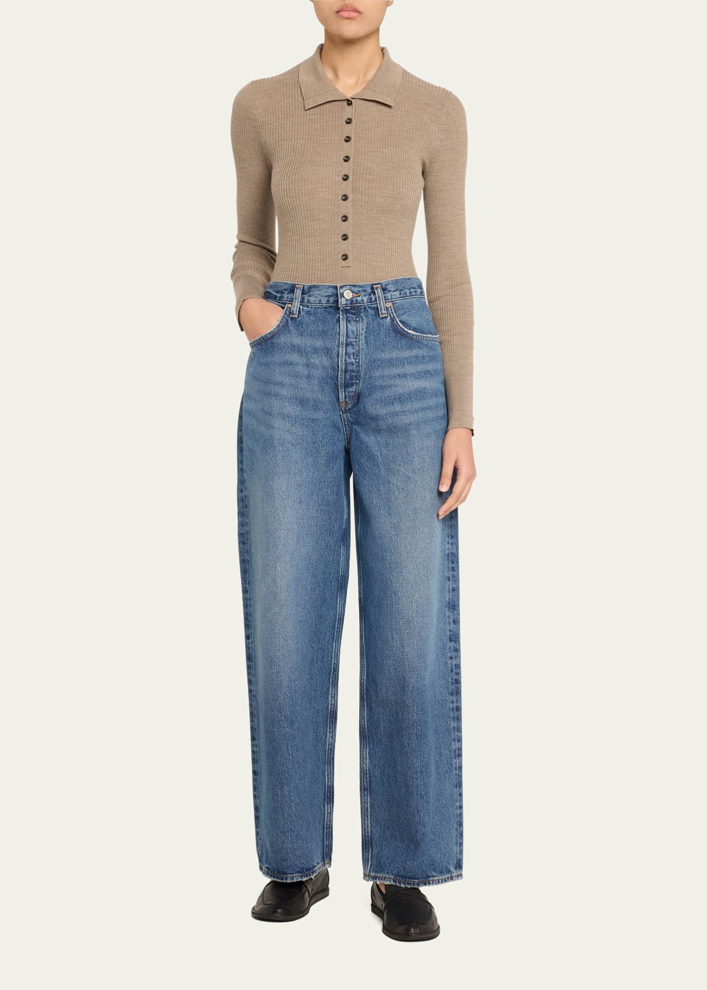 AGOLDE Low Slung Baggy Jeans Image 2 of 5