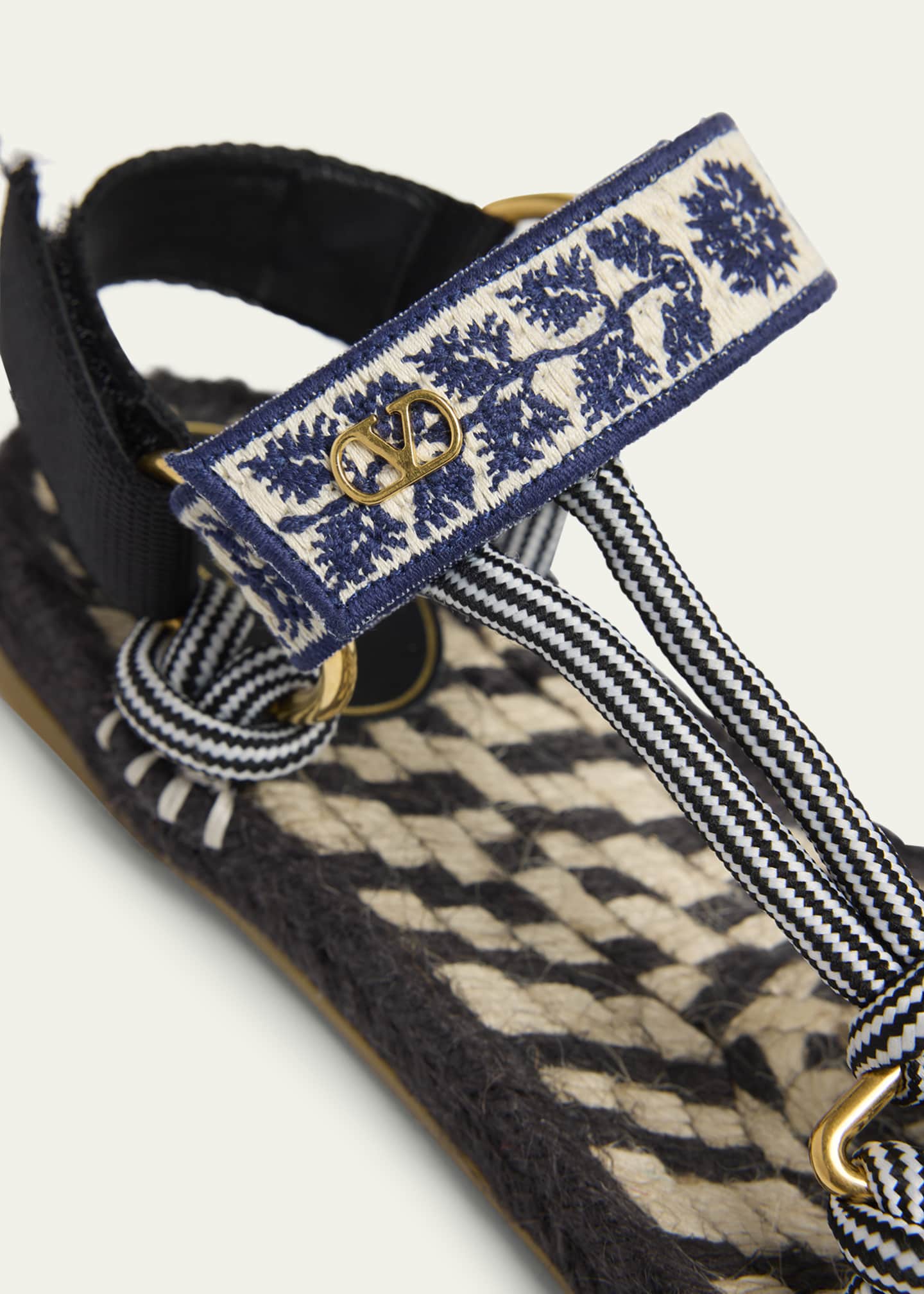 Valentino Garavani Lake Powell Sporty Espadrille Sandals Image 3 of 4