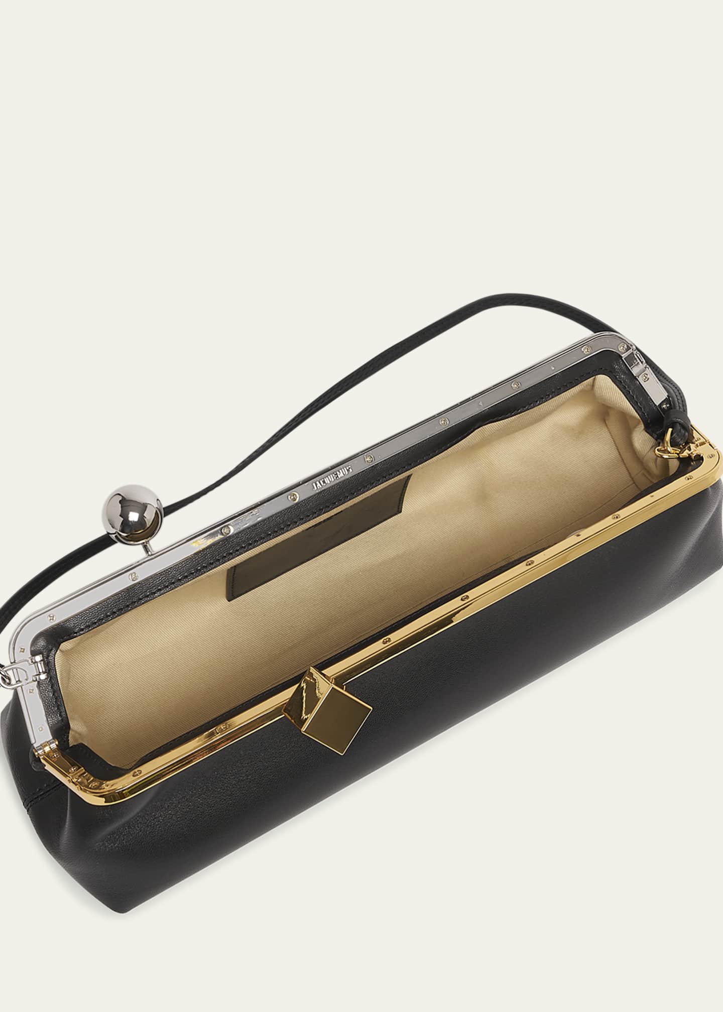 Jacquemus La Pochette Salon Leather Shoulder Bag Image 4 of 6