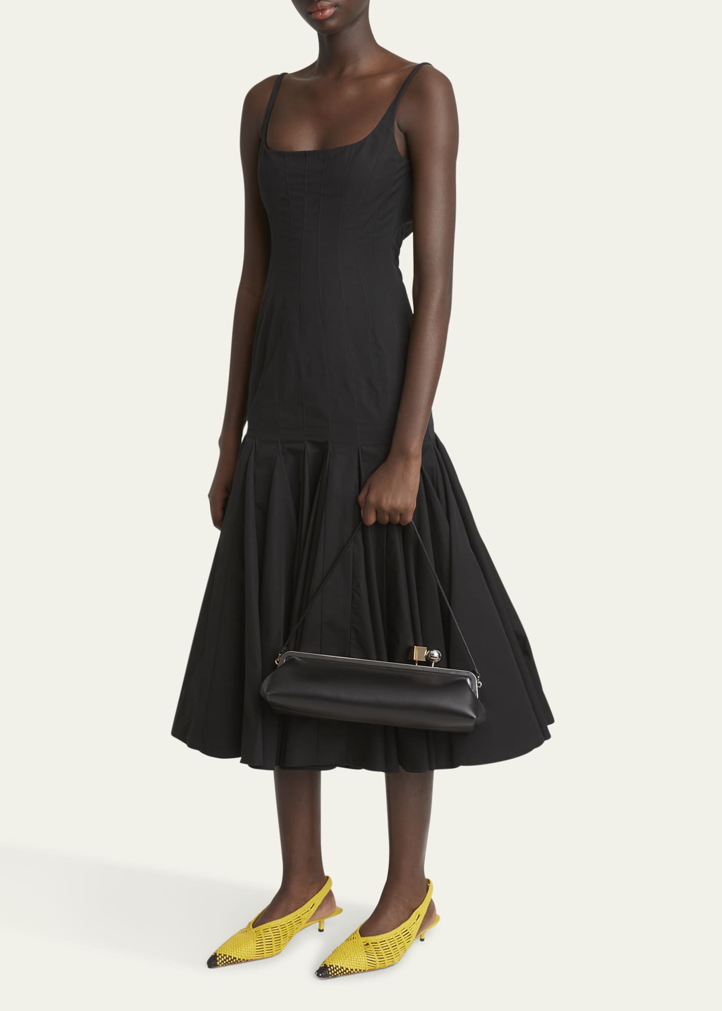 Jacquemus La Pochette Salon Leather Shoulder Bag Image 5 of 6