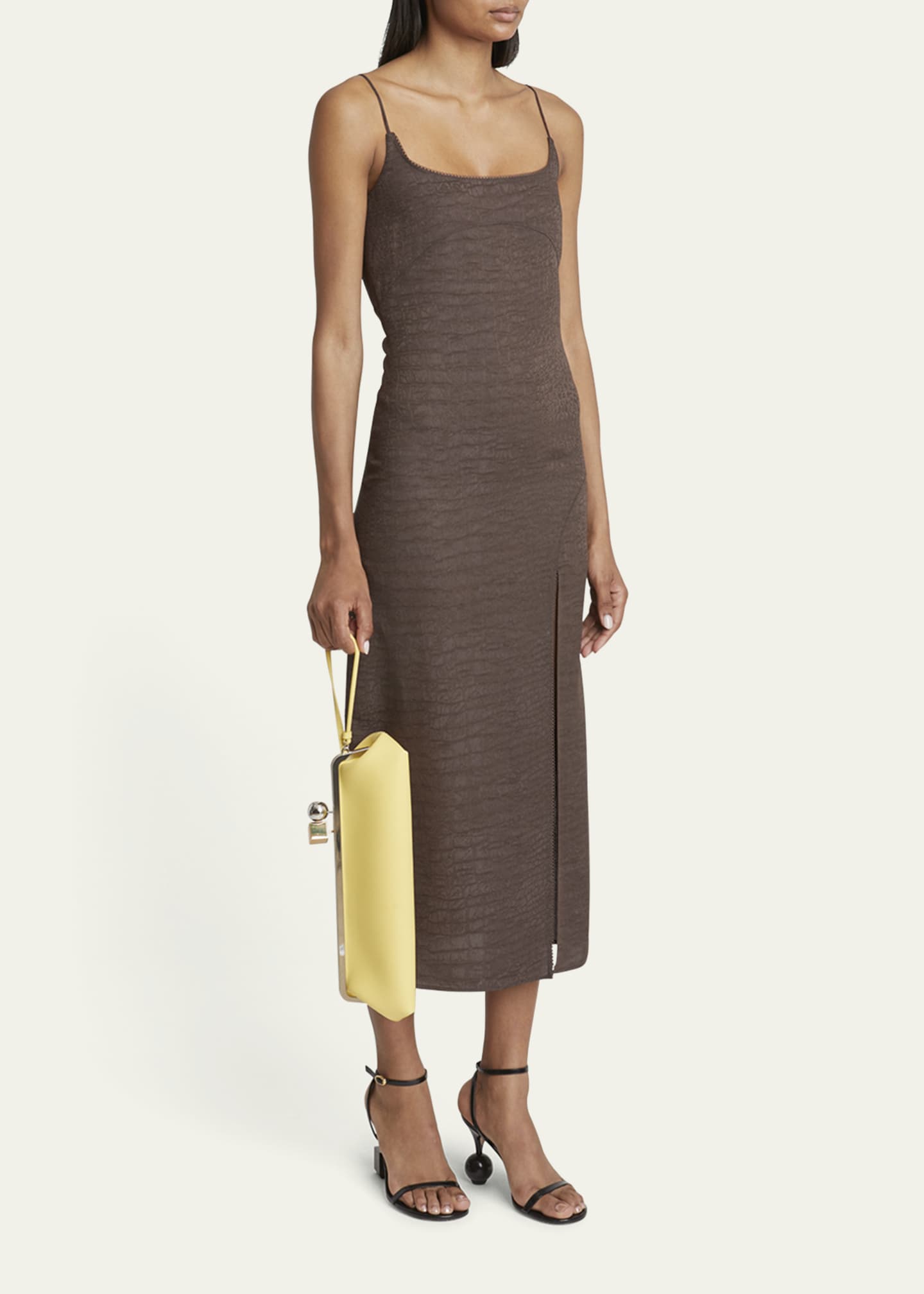 Jacquemus La Pochette Salon Leather Shoulder Bag Image 5 of 6