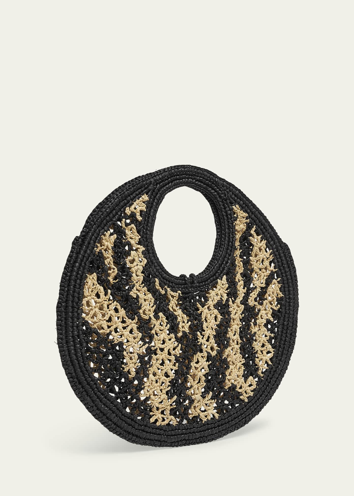 Jacquemus Le Petit Rond Raffia Shoulder Bag Image 3 of 6