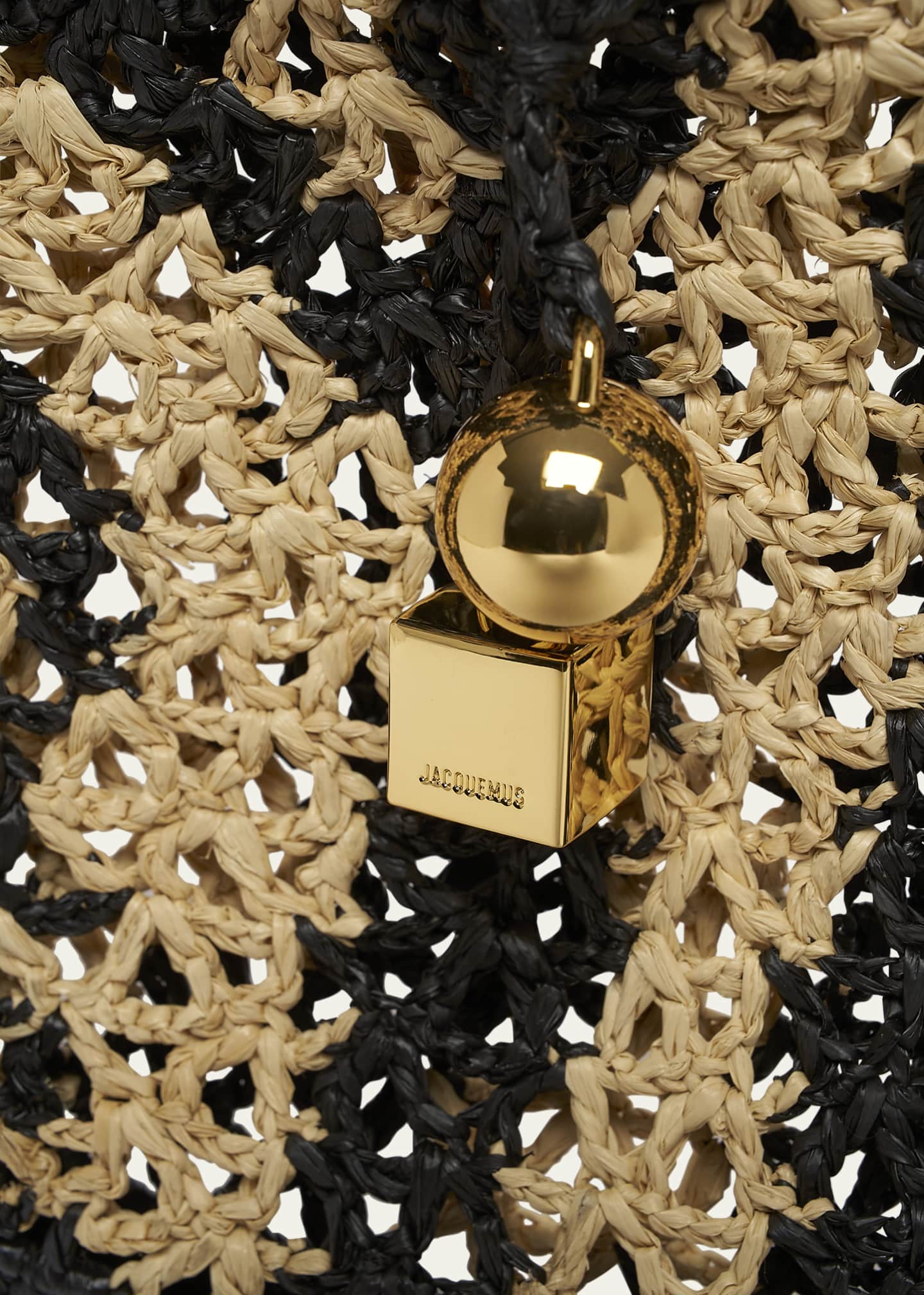Jacquemus Le Petit Rond Raffia Shoulder Bag Image 6 of 6