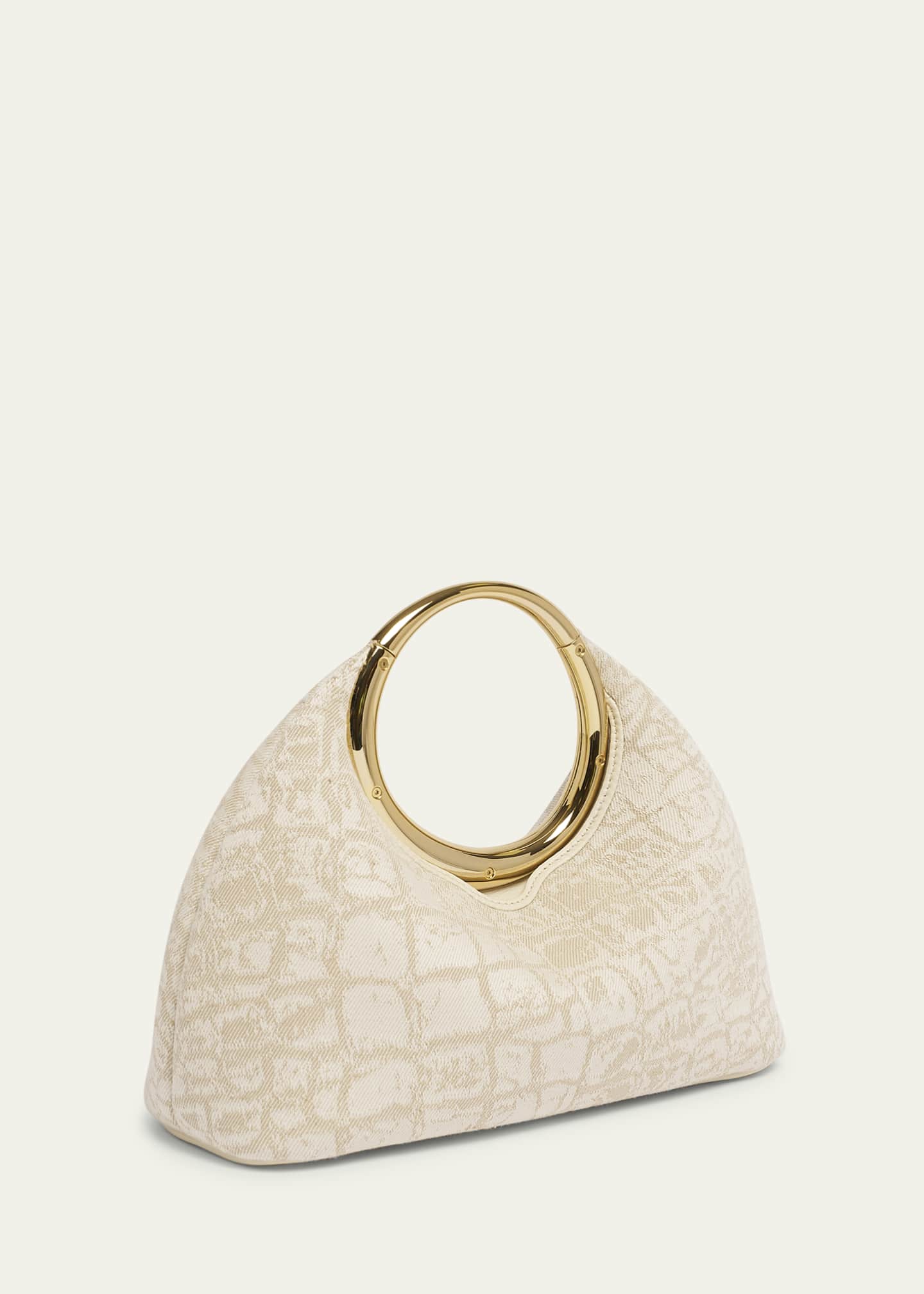Jacquemus Le Petit Calino Croc-Printed Top-Handle Bag Image 3 of 6