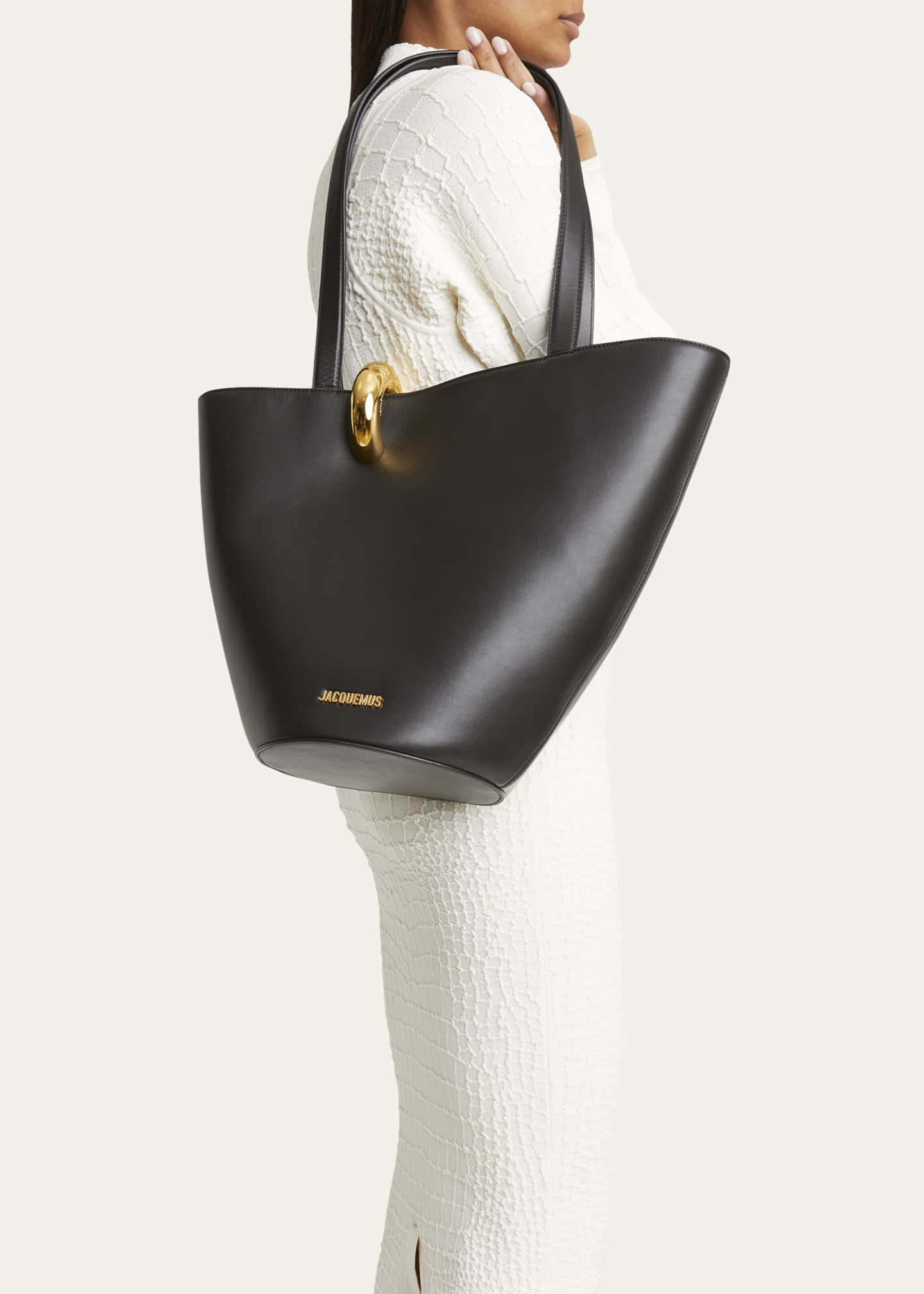 Jacquemus Le Bambola Moyen Leather Tote Bag Image 2 of 6