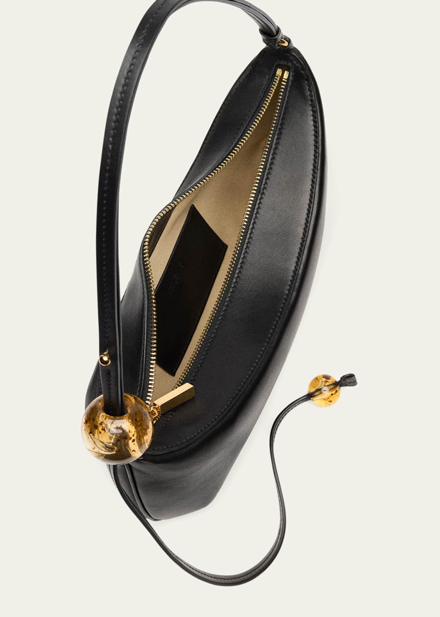 Jacquemus Le Grand Bisou Perle Leather Shoulder Bag Image 4 of 6