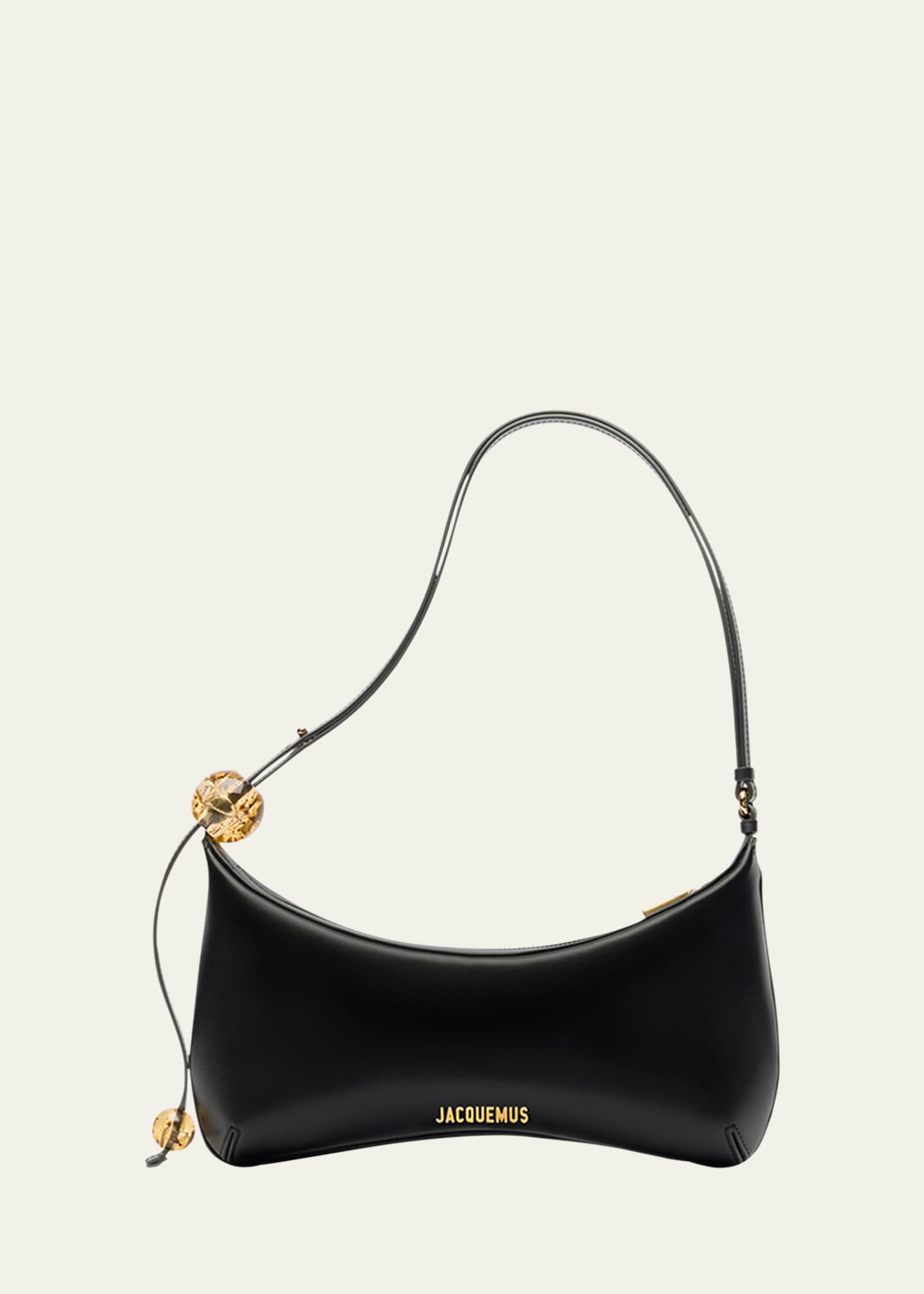 Jacquemus Le Grand Bisou Perle Leather Shoulder Bag Image 1 of 6