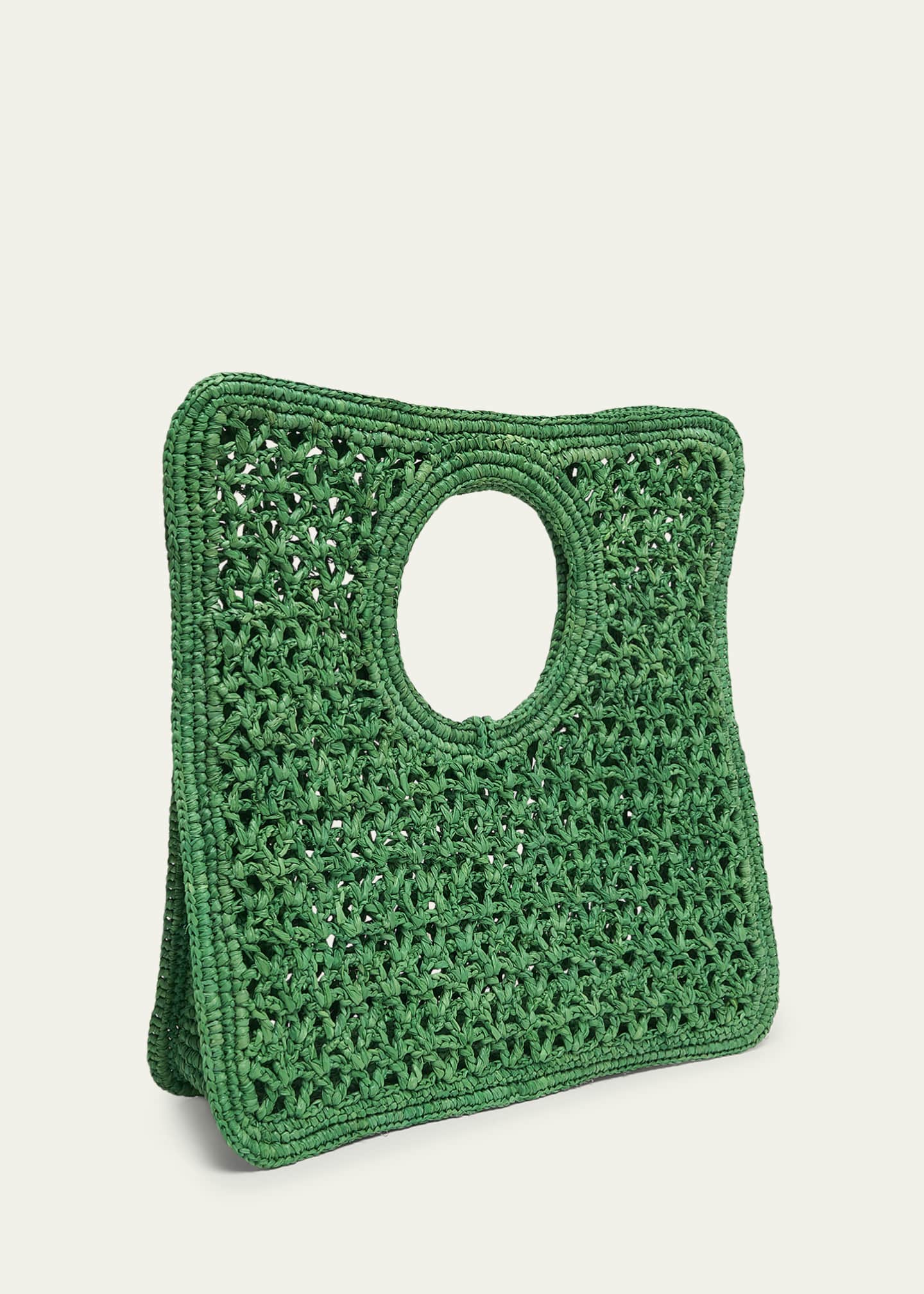 Jacquemus Le Petit Raffia Top-Handle Bag Image 3 of 6