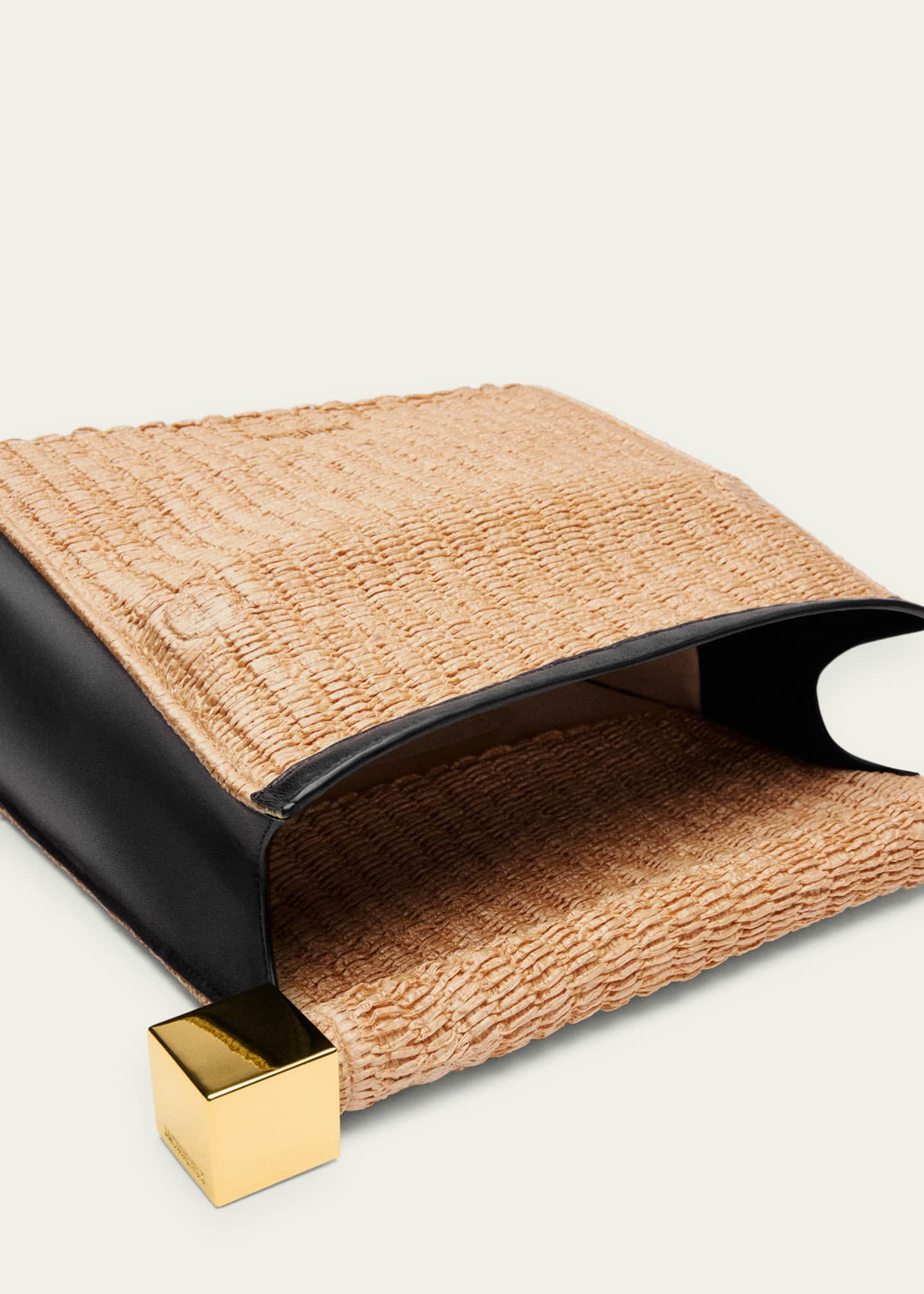 Jacquemus La Pochette Rond Raffia Clutch Bag Image 3 of 3