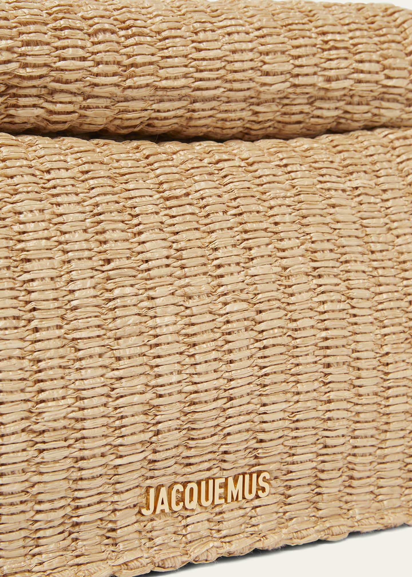 Jacquemus La Pochette Rond Raffia Clutch Bag Image 6 of 6