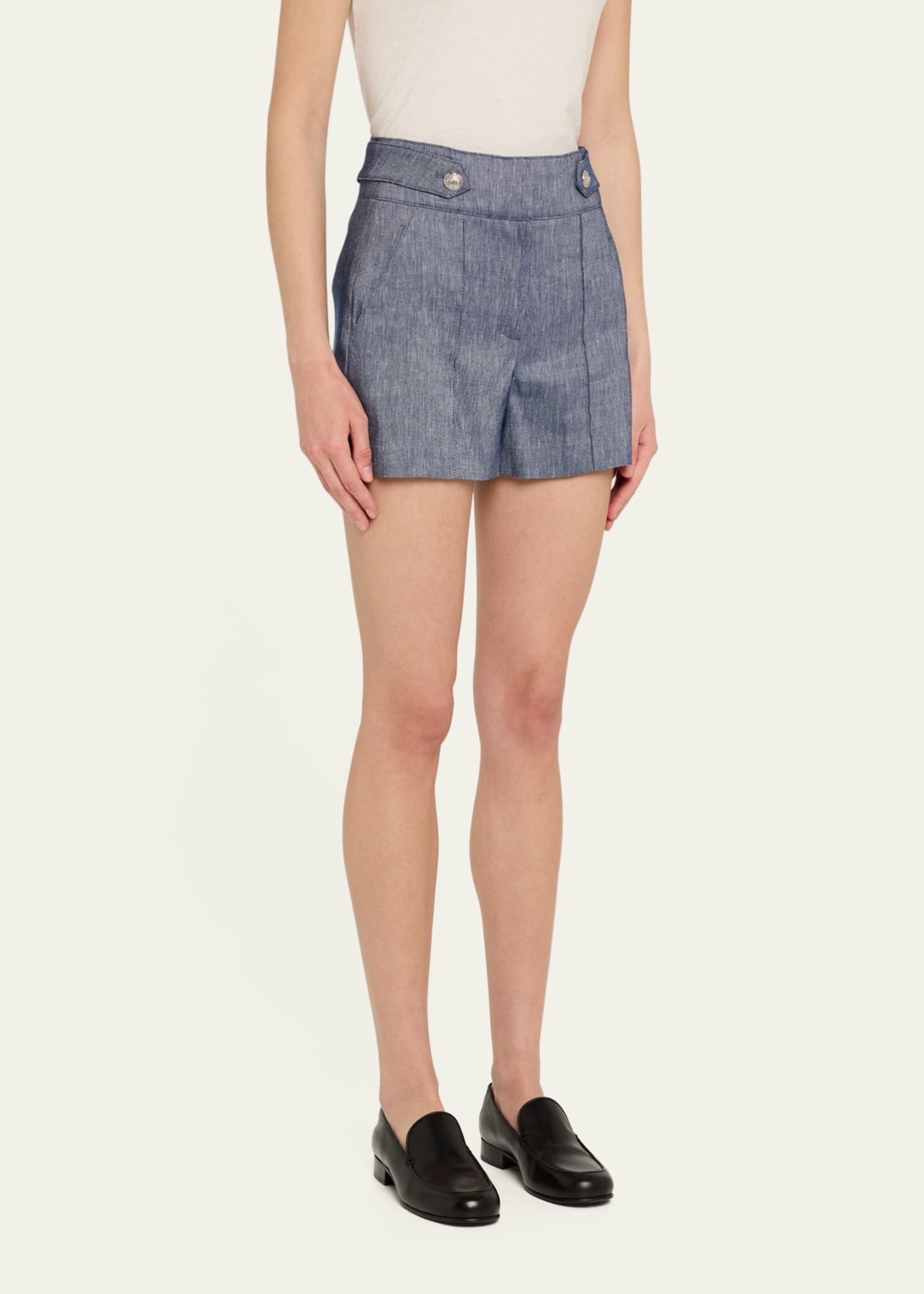 Veronica Beard Runo Tailored Shorts Image 4 of 5