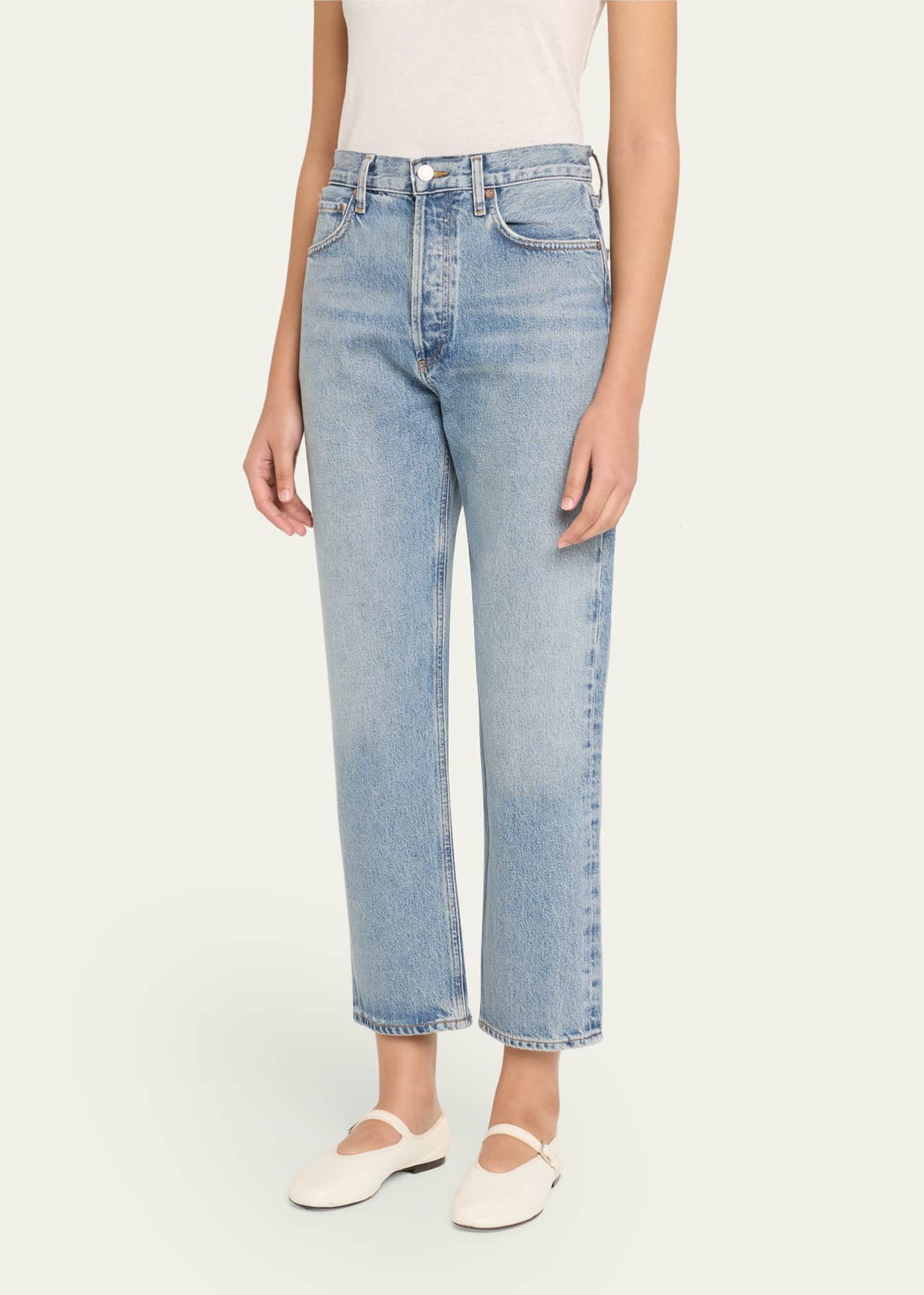 AGOLDE 90s Pinch Waist Cropped Jeans Image 4 of 5