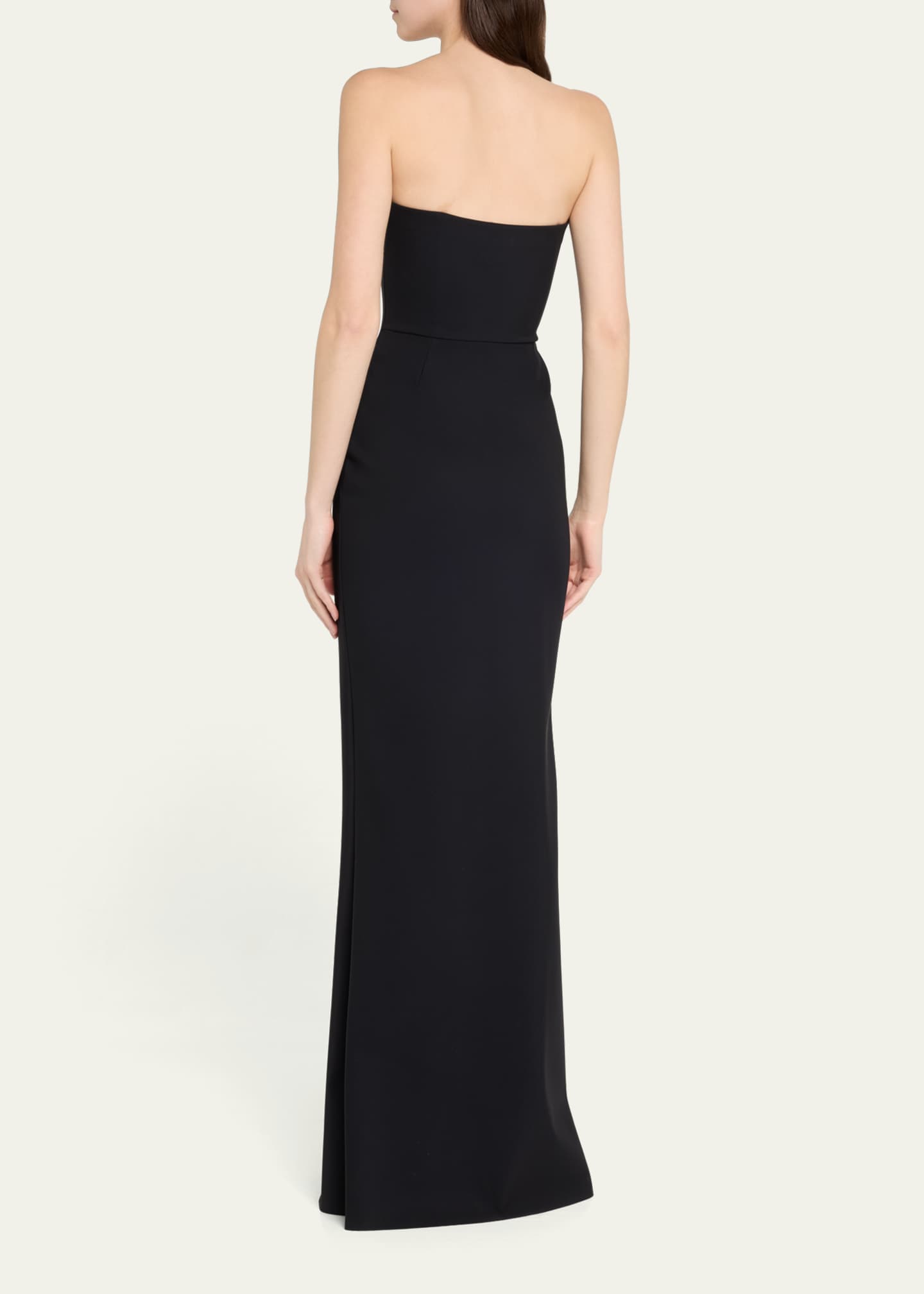 Chiara Boni La Petite Robe Bairei Strapless Jersey Column Gown Image 3 of 5