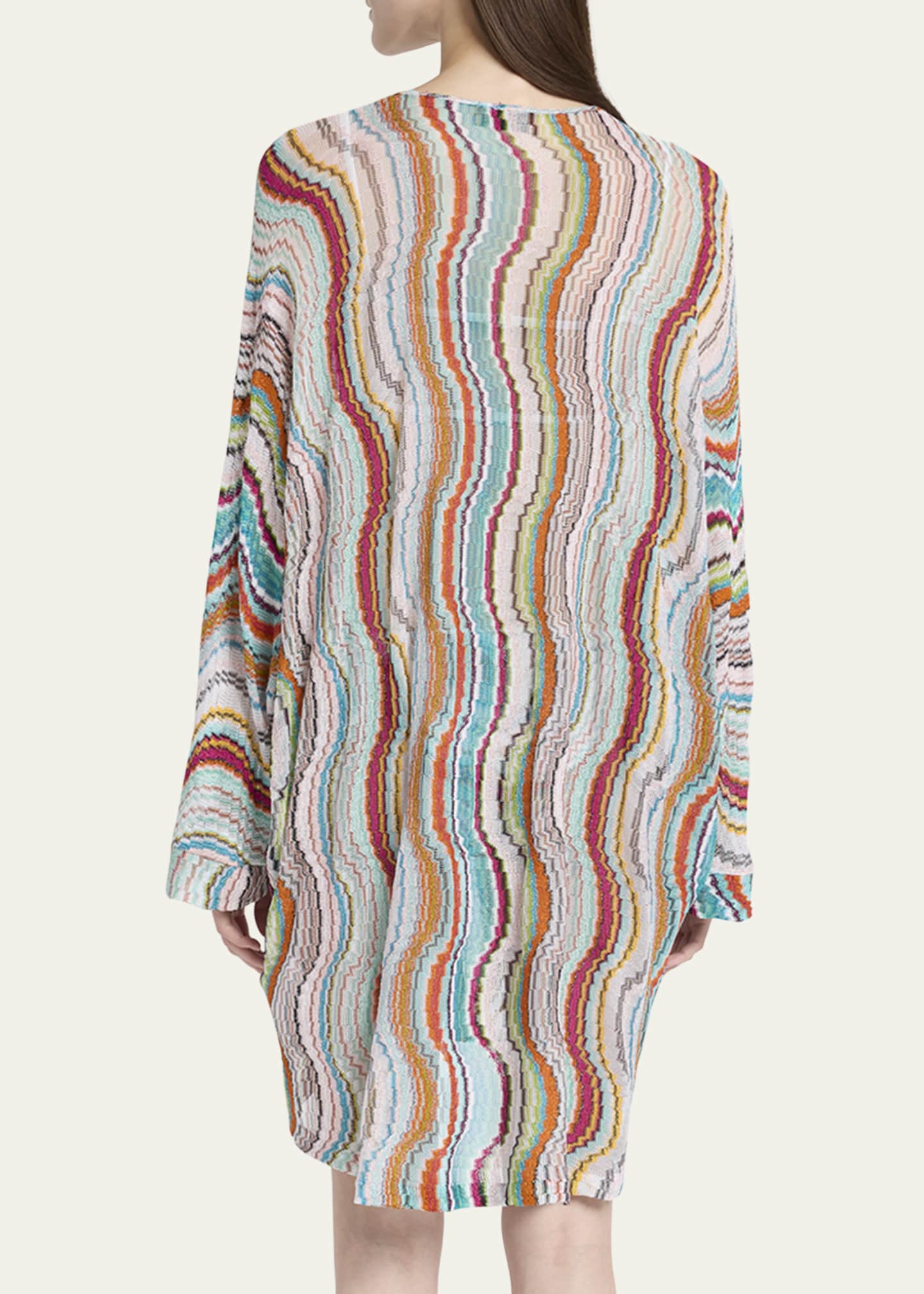 Missoni Tie-Front Tunic Coverup Image 3 of 5