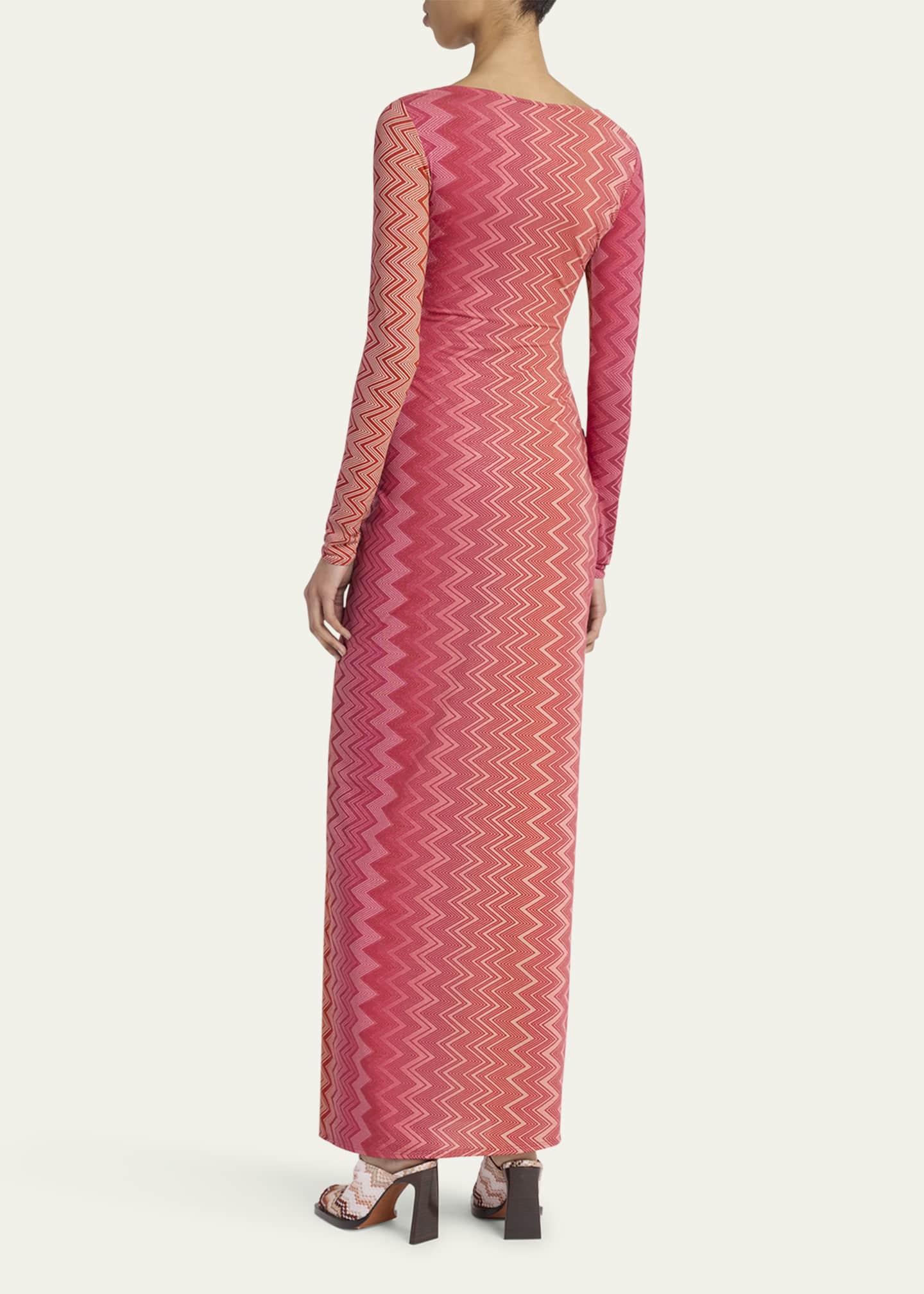 Missoni Chevron Cutout Maxi Dress Coverup Image 3 of 5
