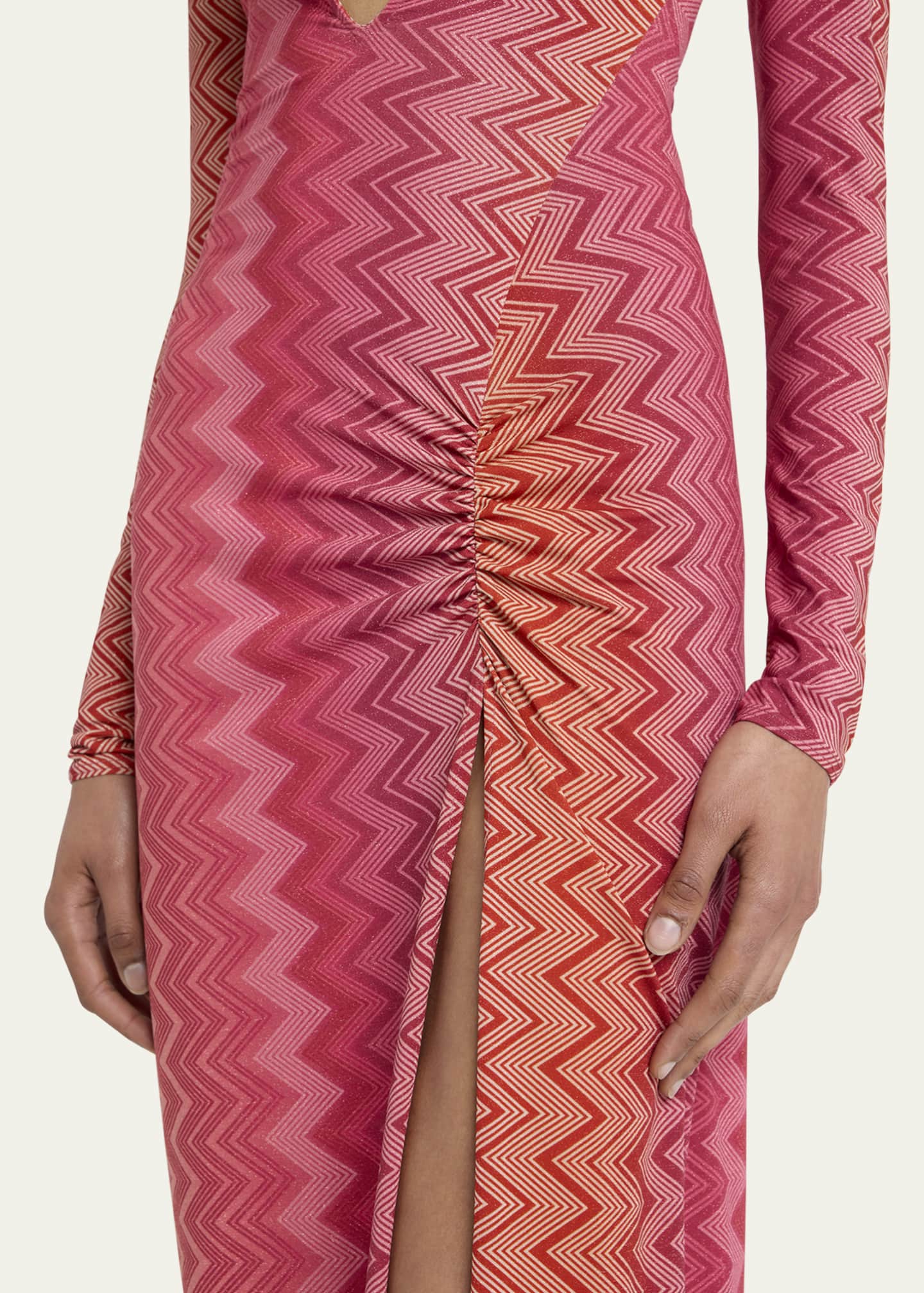 Missoni Chevron Cutout Maxi Dress Coverup Image 5 of 5