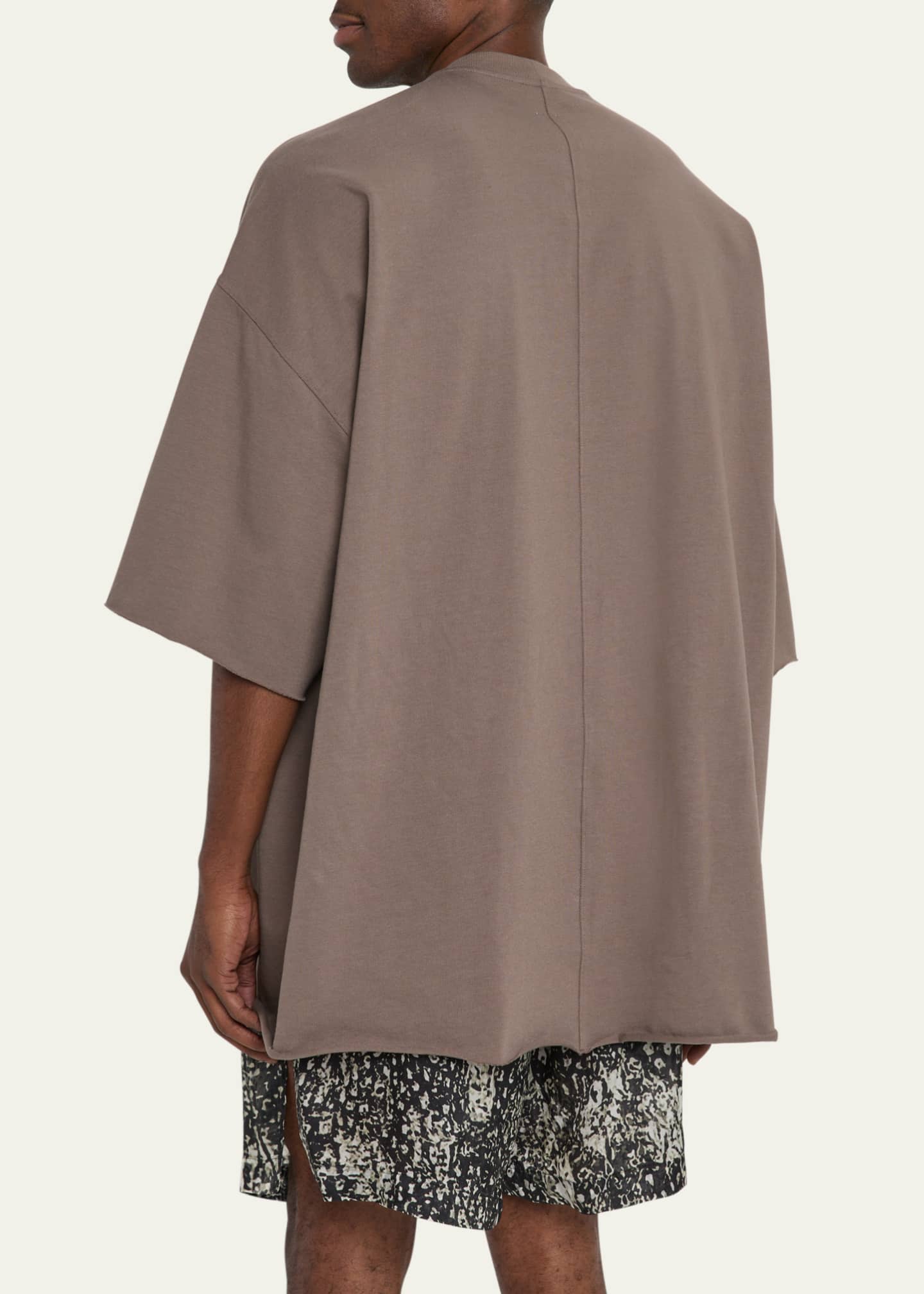 Rick Owens Men's Heavy Jersey Oversized T-Shirt Image 3 of 5