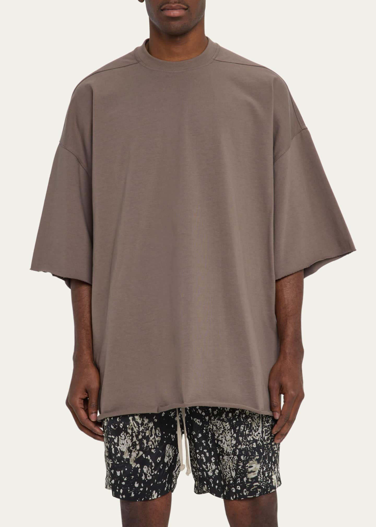 Rick Owens Men's Heavy Jersey Oversized T-Shirt Image 4 of 5