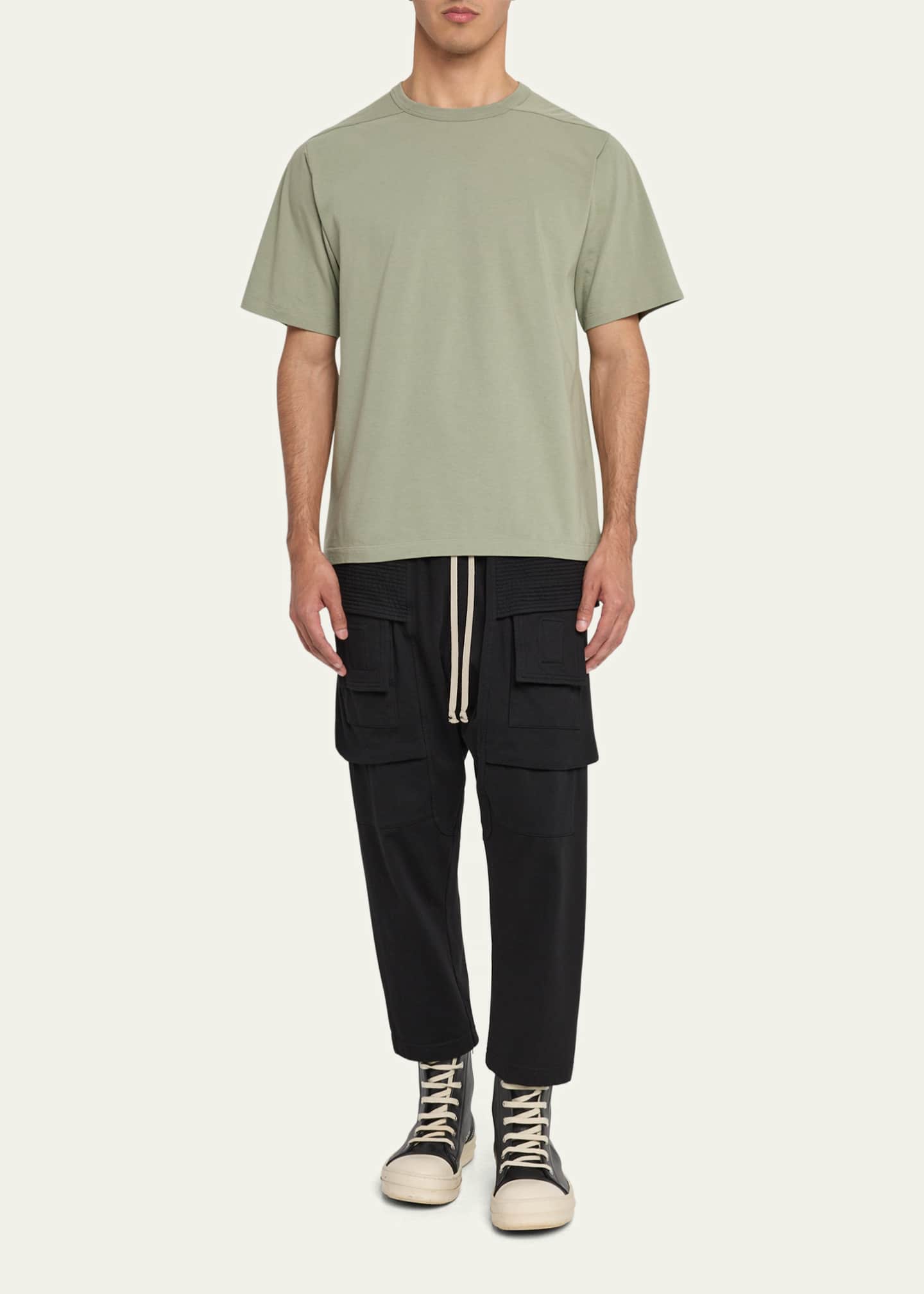 Rick Owens Men's Brad Jersey T-Shirt Image 2 of 5