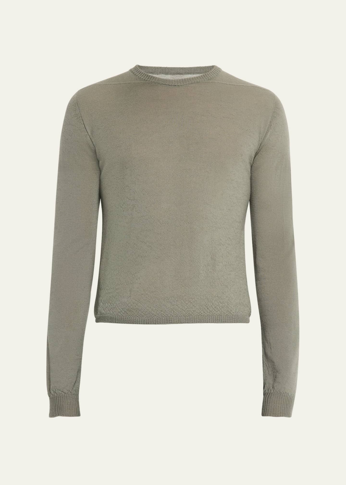 Rick Owens Men's Cashmere Crew Sweater Image 1 of 5
