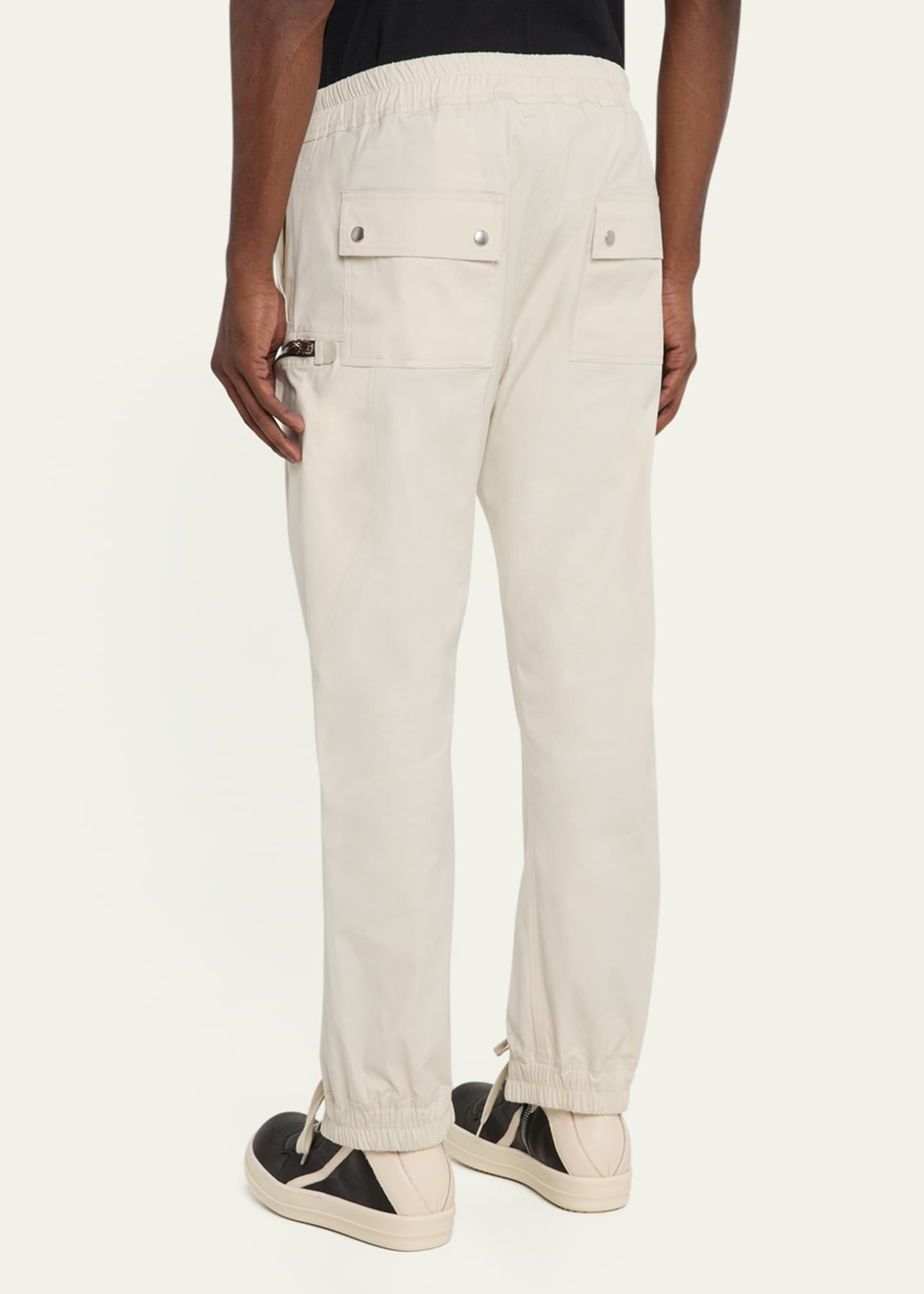 Rick Owens Men's Heavy Cotton Bauhaus Cargo Pants Image 3 of 5
