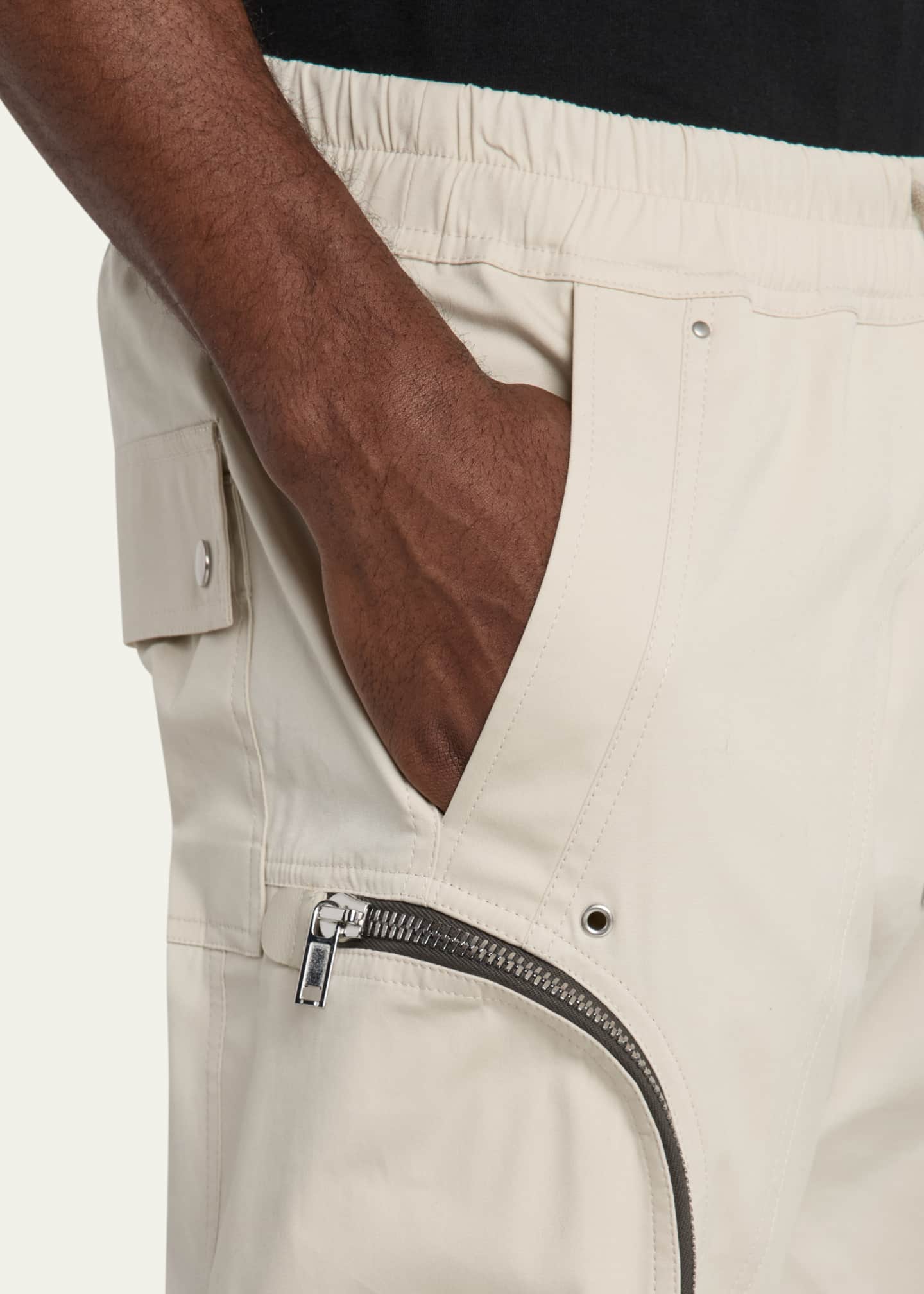 Rick Owens Men's Heavy Cotton Bauhaus Cargo Pants Image 5 of 5