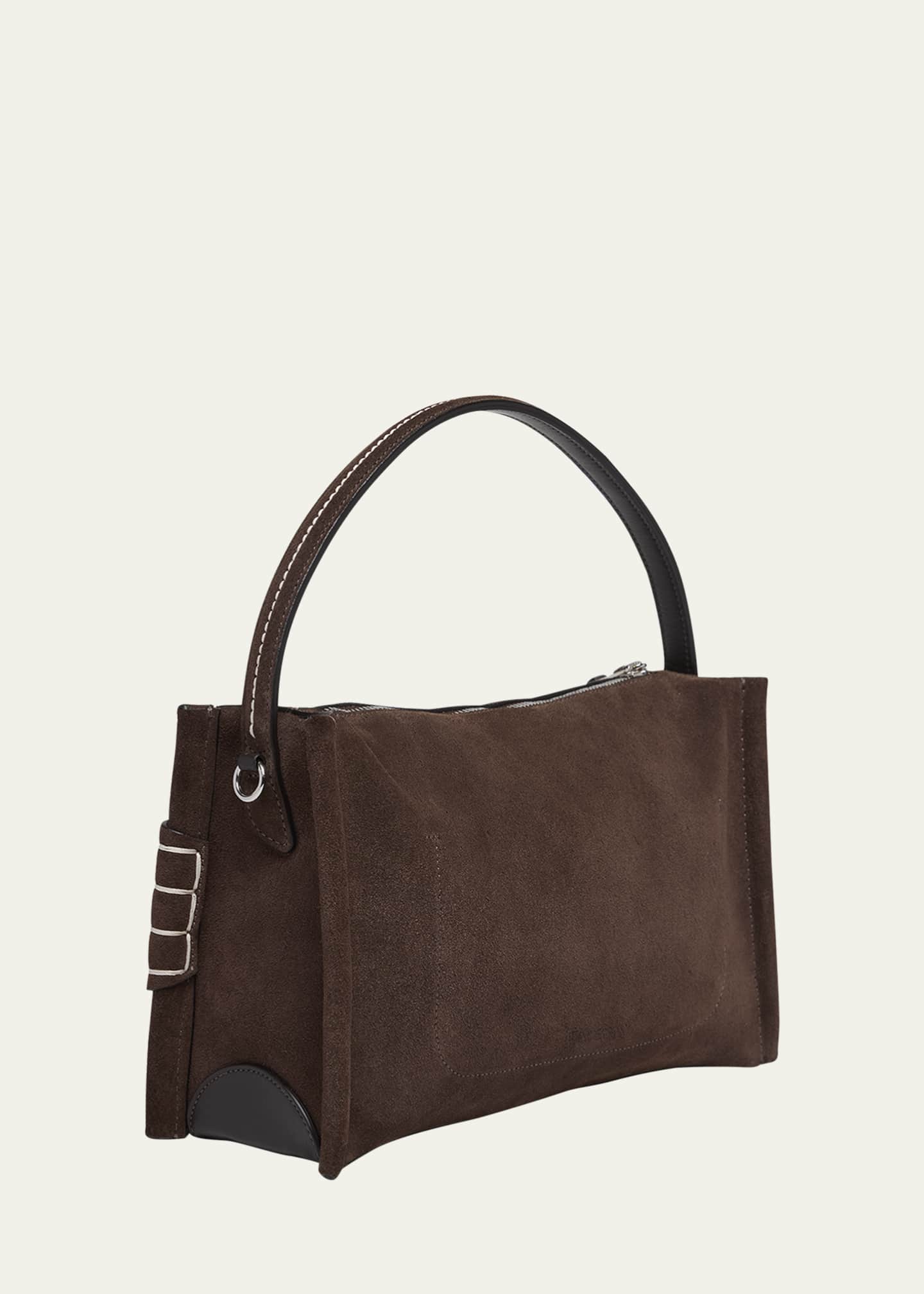 JW Anderson Loafer Suede Crossbody Bag Image 3 of 5