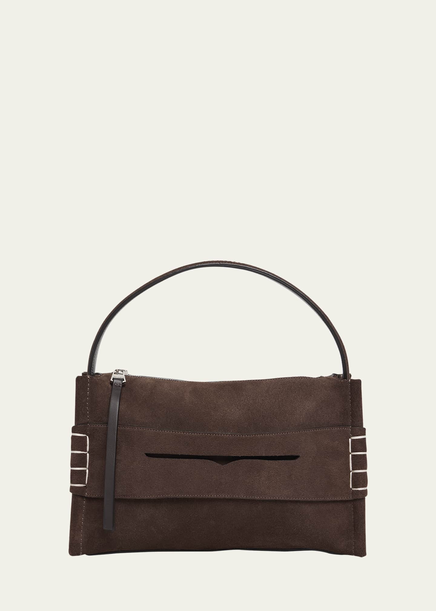 JW Anderson Loafer Suede Crossbody Bag Image 1 of 5