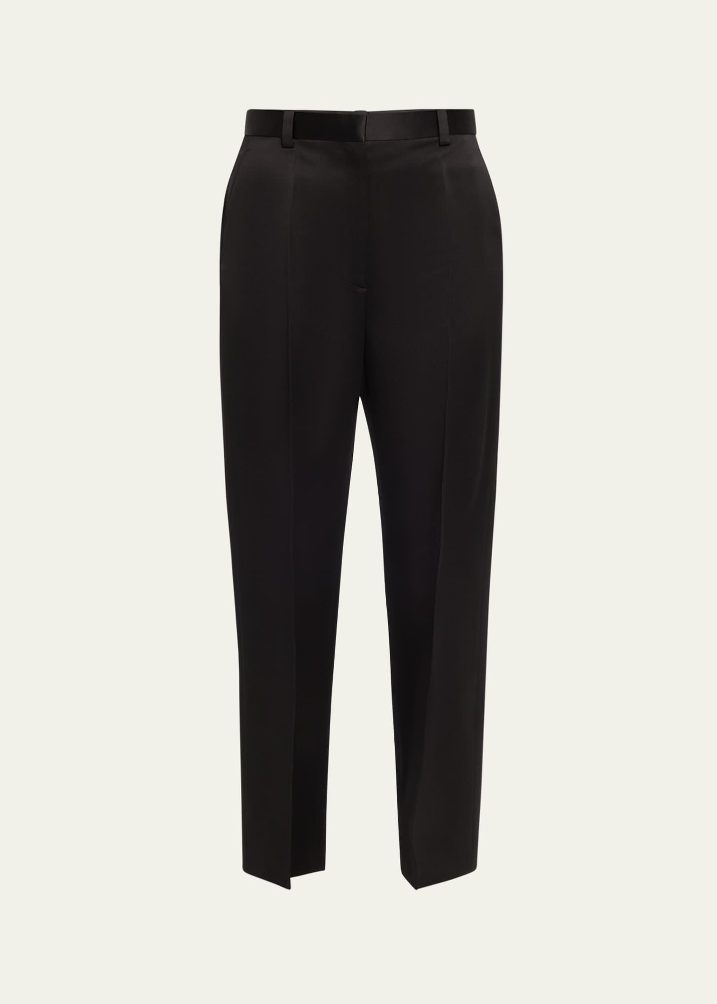 Loro Piana Brad Double Duchesse Satin Trousers Image 1 of 5