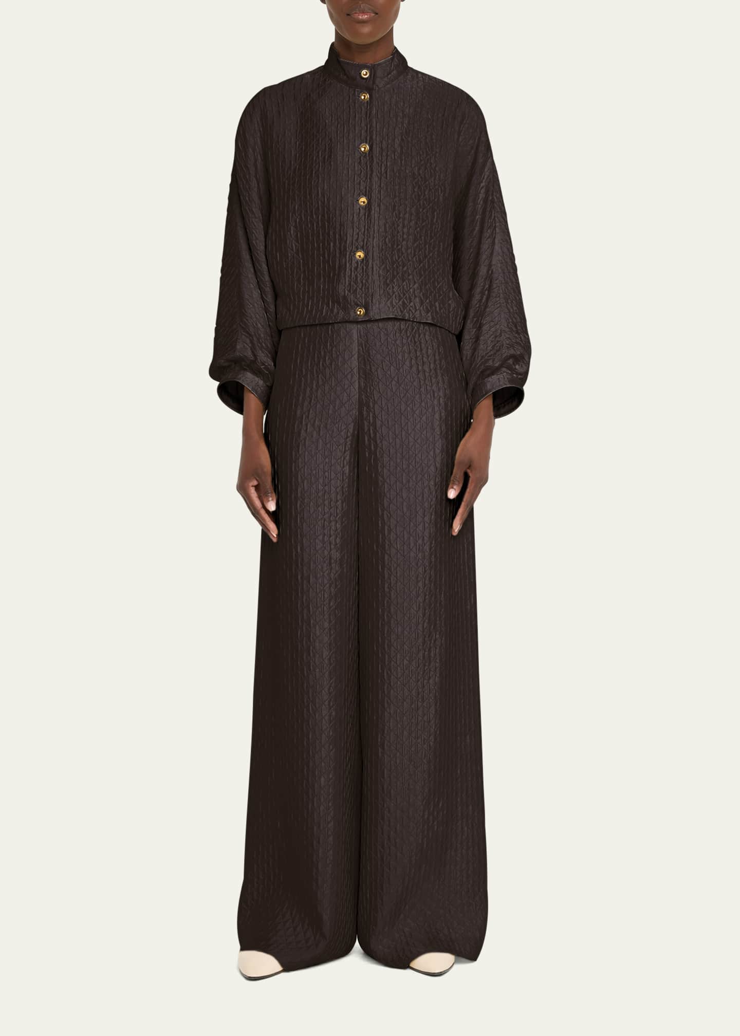 Loro Piana Benedetta Fluid Diamond Cloquet Jacket Image 2 of 5