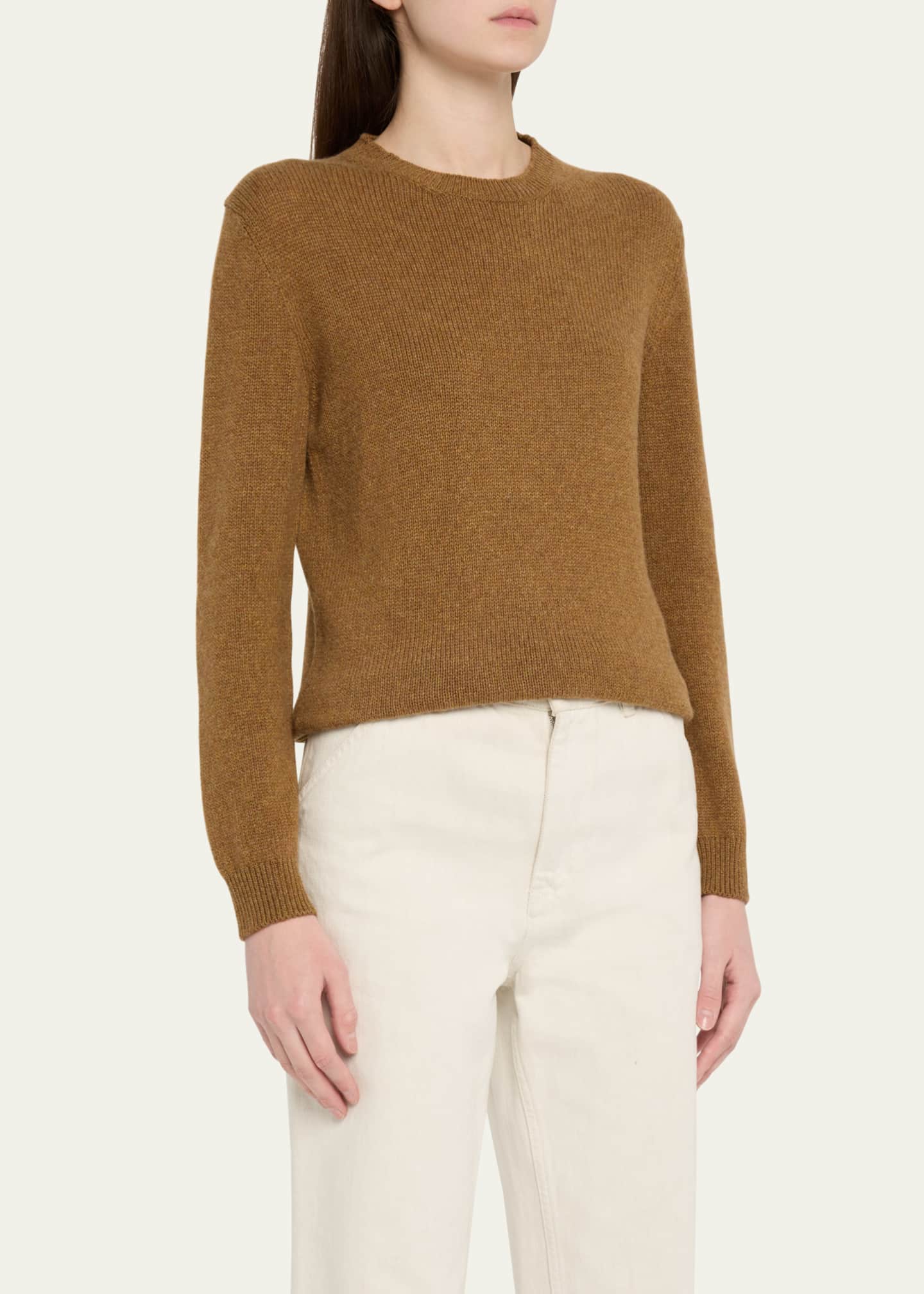 Loro Piana Fobello V-Neck GG 8 Baby Cashmere Sweater Image 4 of 5