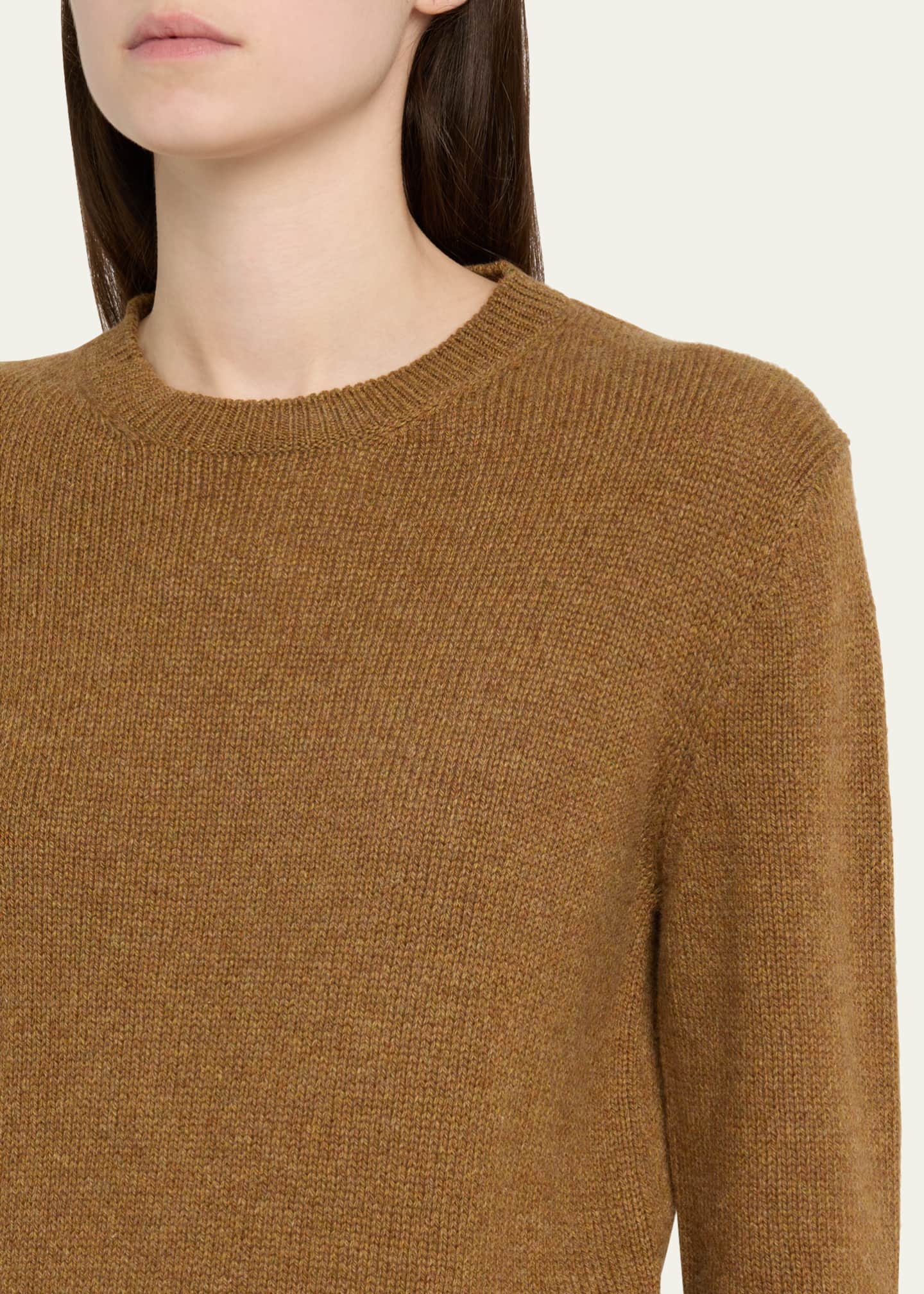 Loro Piana Fobello V-Neck GG 8 Baby Cashmere Sweater Image 5 of 5