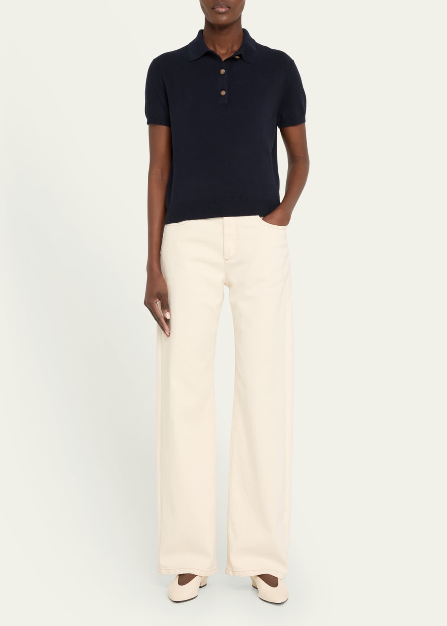 Loro Piana Classic Polo Baby Cashmere GG 12 Shirt Image 2 of 5