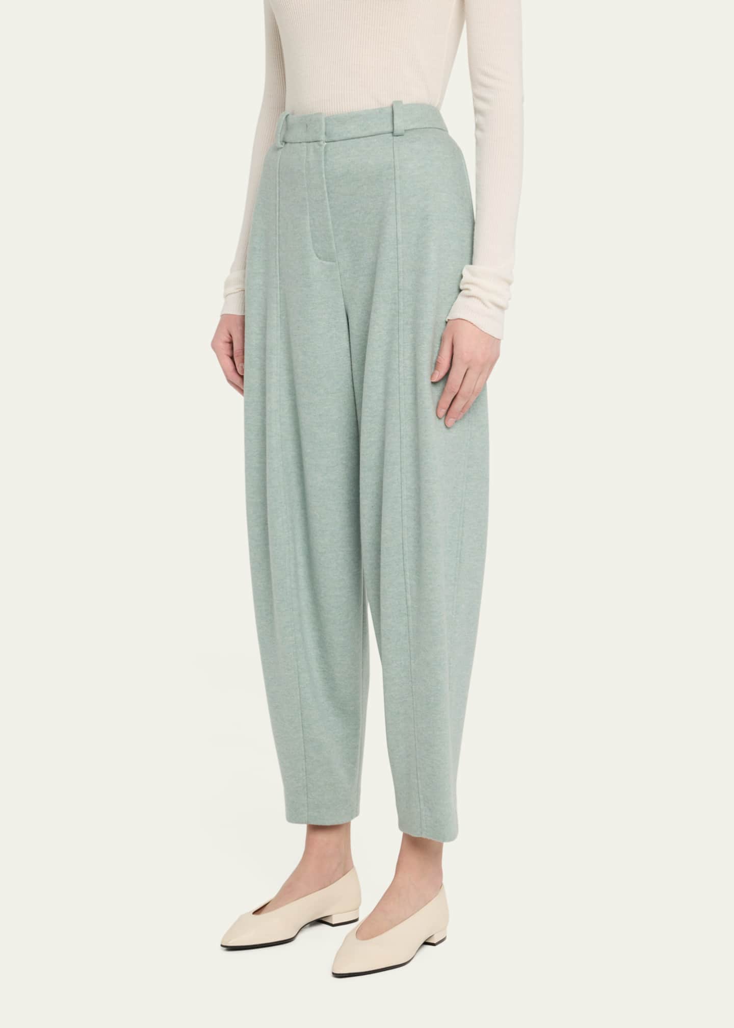 Loro Piana Dan Tapered Cashmere Trousers Image 4 of 5
