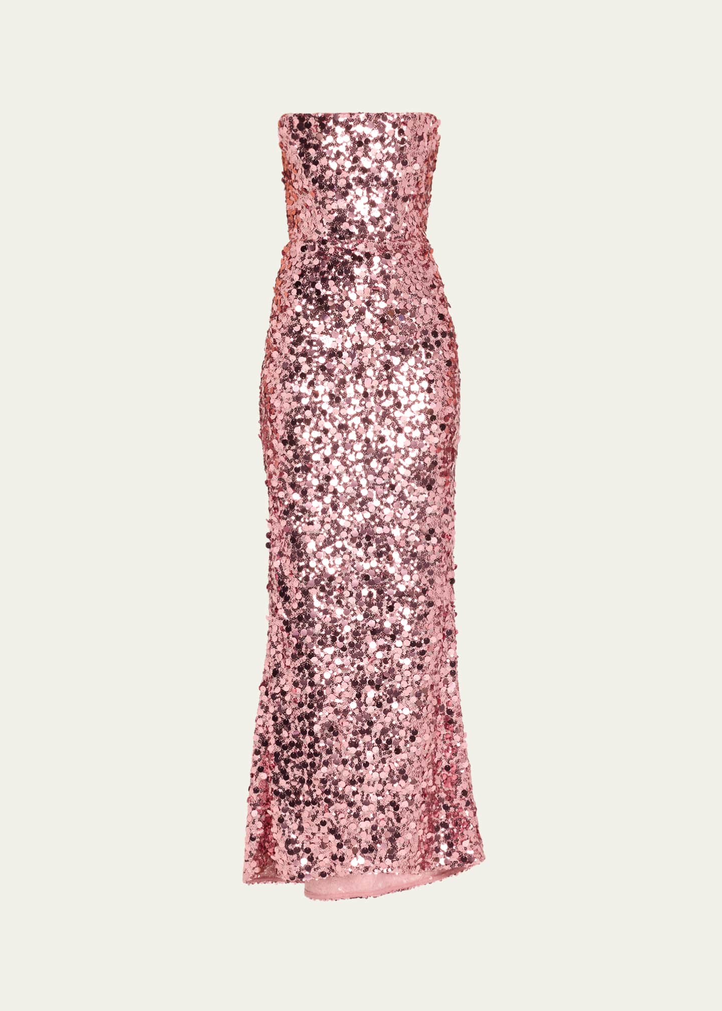 Bronx and Banco Farah Strapless Sequin Column Gown Image 1 of 5