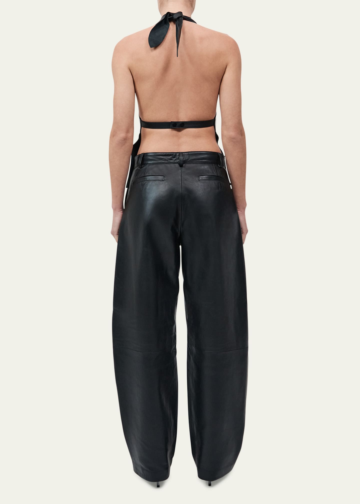 St. Agni Leather Tie Top Image 3 of 5