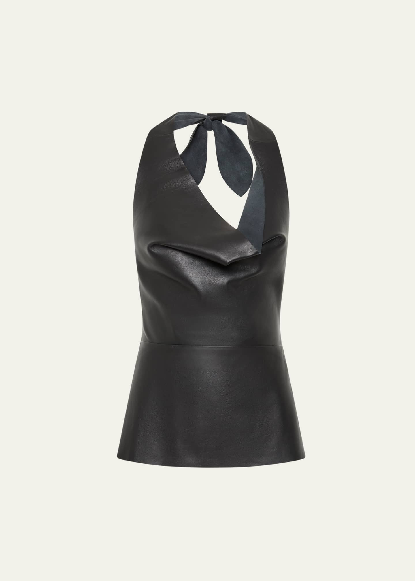St. Agni Leather Tie Top Image 1 of 5