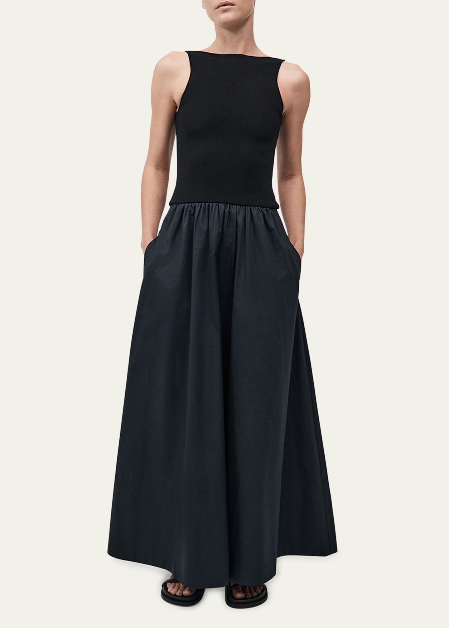 St. Agni Bateau Cut-Out Dress Image 2 of 5