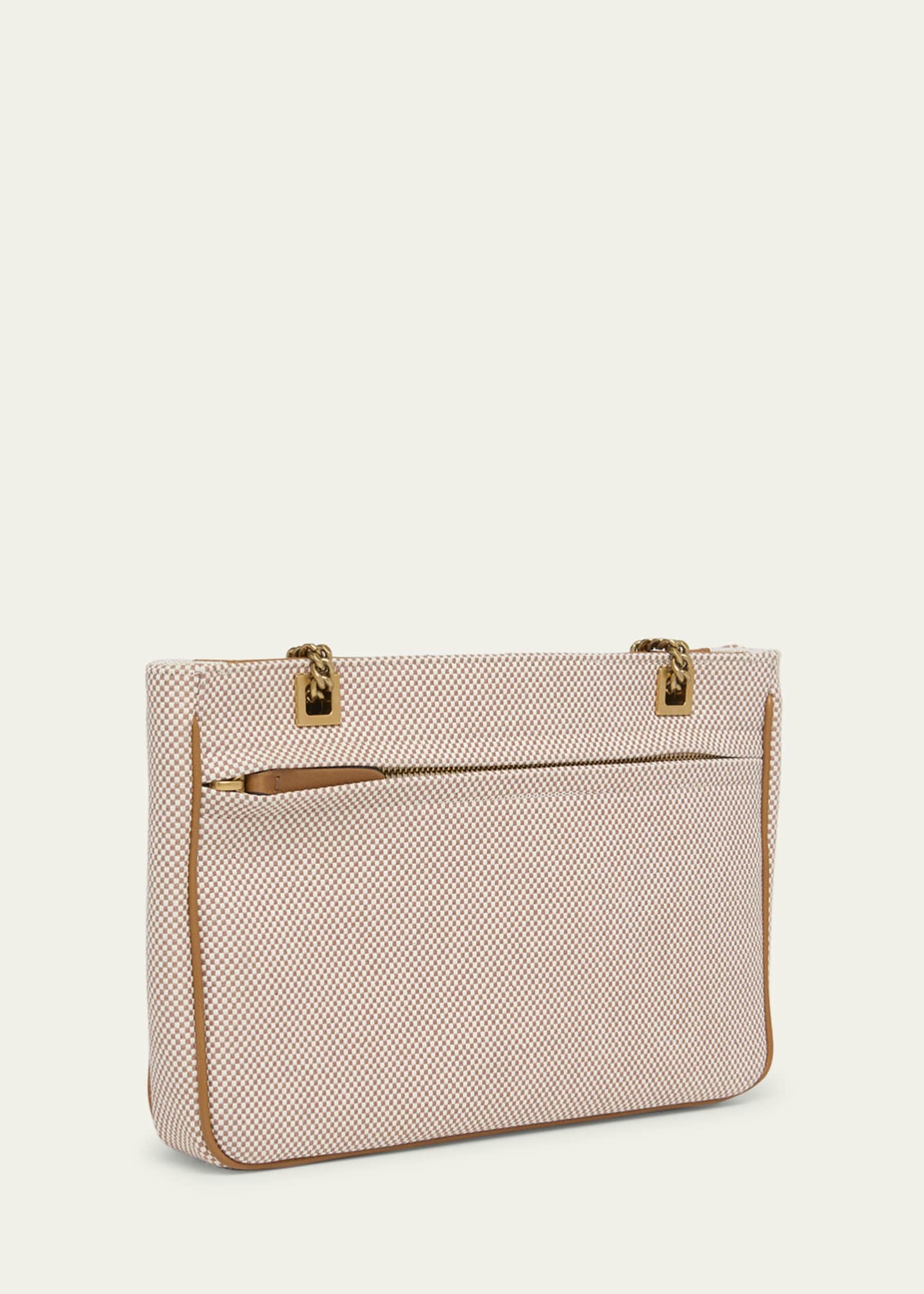 Valentino Garavani Viva Superstar Small VLOGO Canvas Tote Bag
