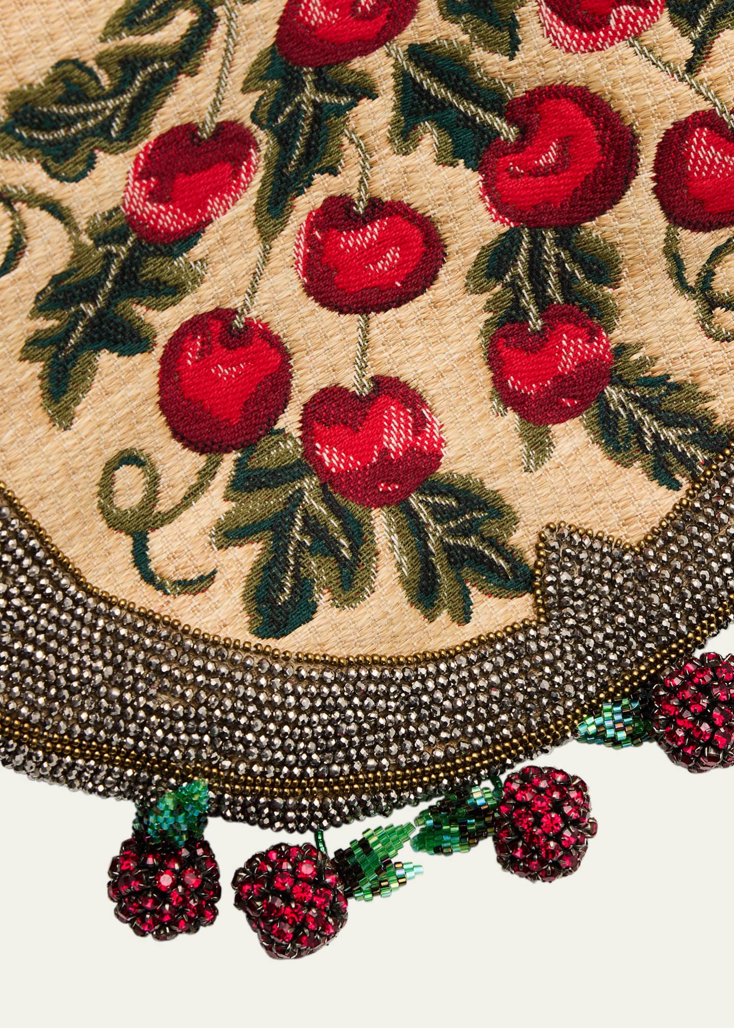 【関税&送料込】Valentino Garavani Embroidered Jacquard Jack Valentino Garavani Antibes Medium Shopping Bag In Jacquard