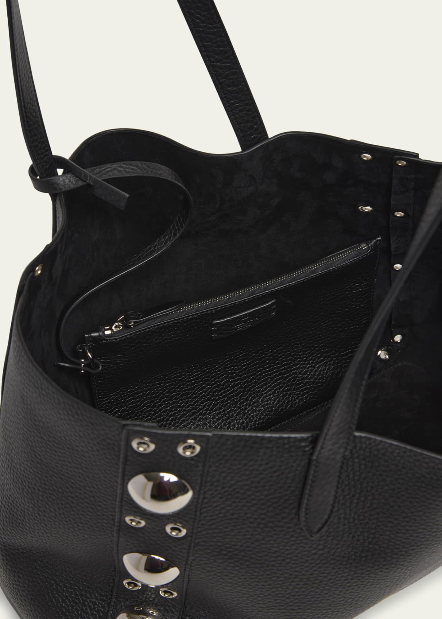 Valentino Garavani Nellcote Studded Leather Tote Bag Image 4 of 5