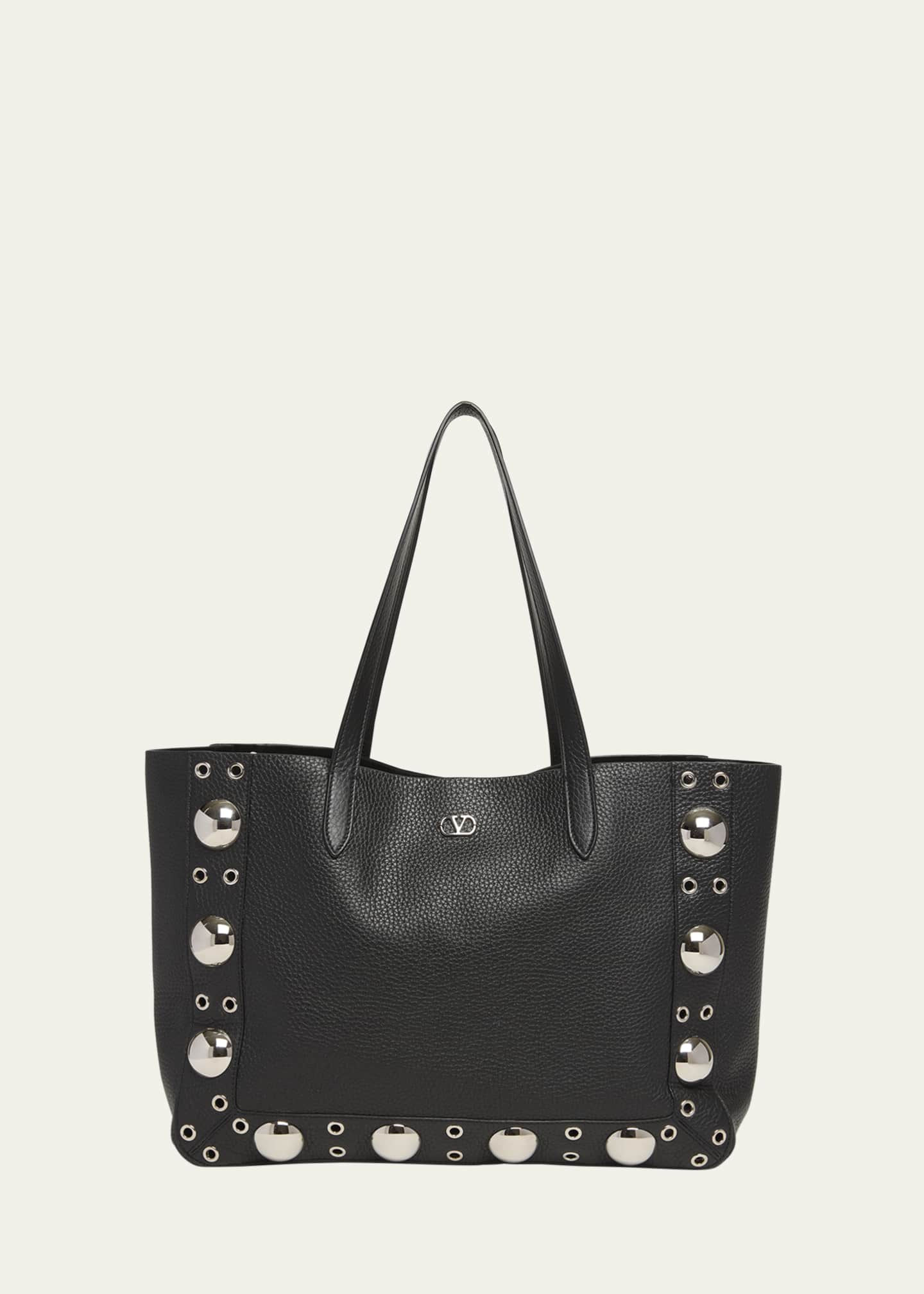 Valentino Garavani Nellcote Studded Leather Tote Bag Image 1 of 5