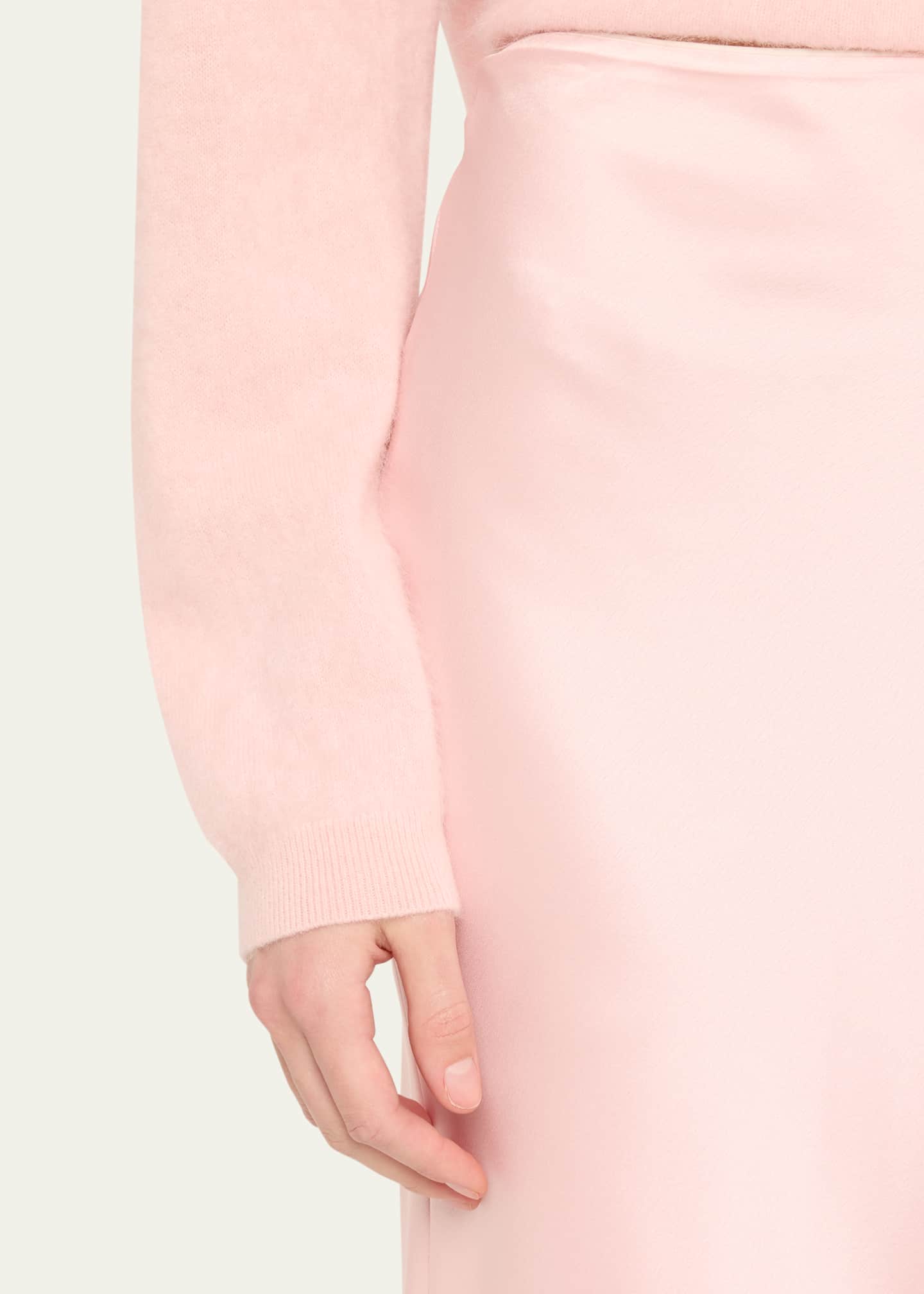 Alice + Olivia Maeve Mid-Length Slip Skirt Image 5 of 5