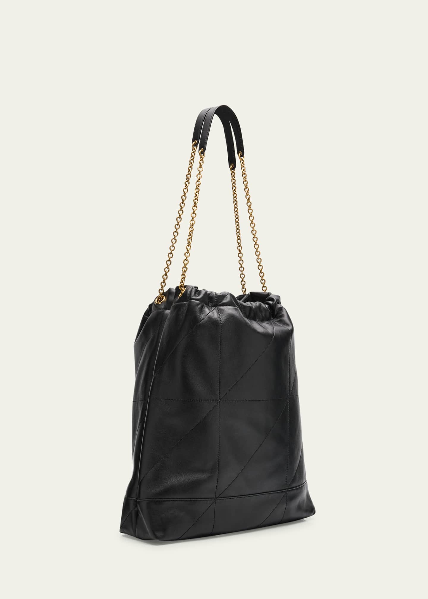 Saint Laurent Jamie Large Pochon YSL Shoulder Bag in Quilted Lambskin Leather Image 2 of 4