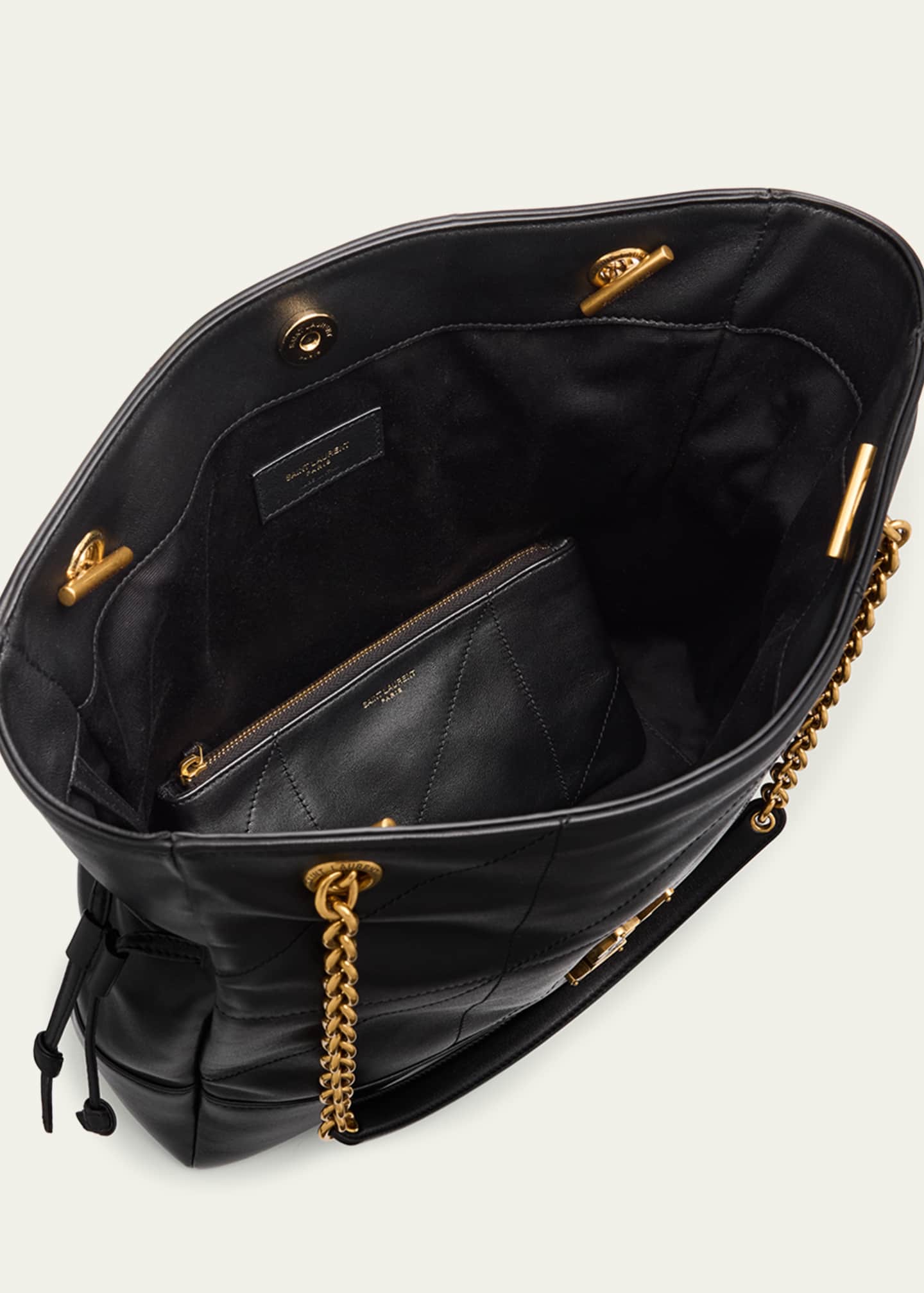 Saint Laurent Jamie 4.3 Medium YSL Tote Bag in Quilted Leather Image 4 of 6