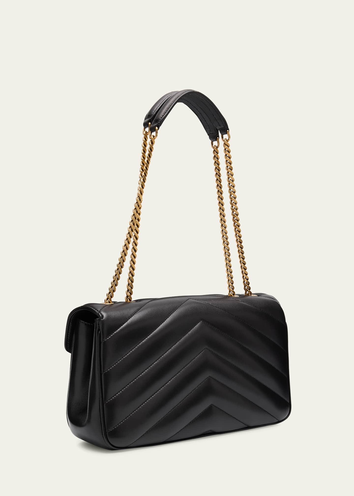 Saint Laurent正規品/送料関税込み Medium shoulder bag Saint Laurent Loulou Medium Shoulder Bag in Quilted Leather