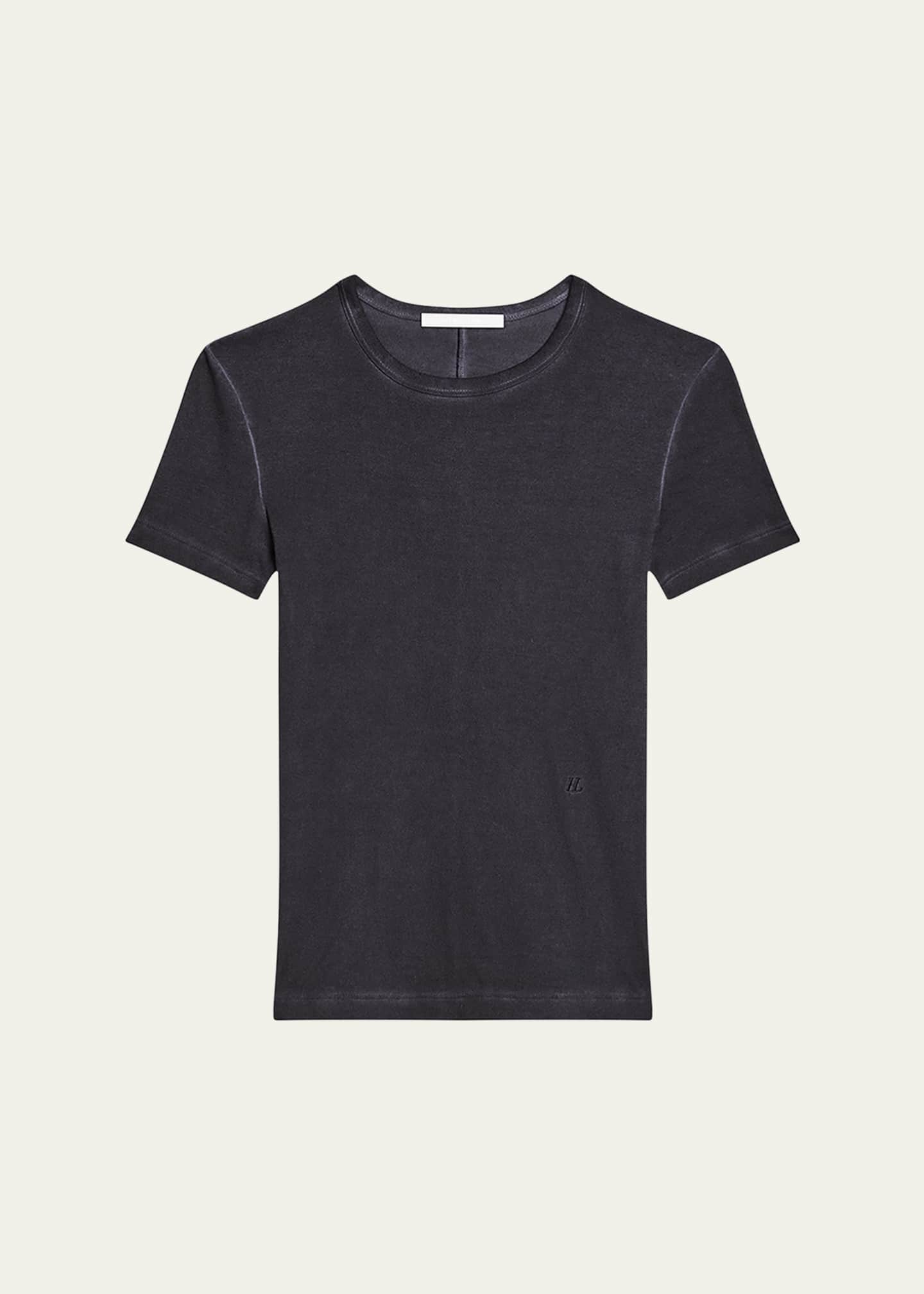 Helmut Lang Shrunken Crewneck Tee Image 1 of 4